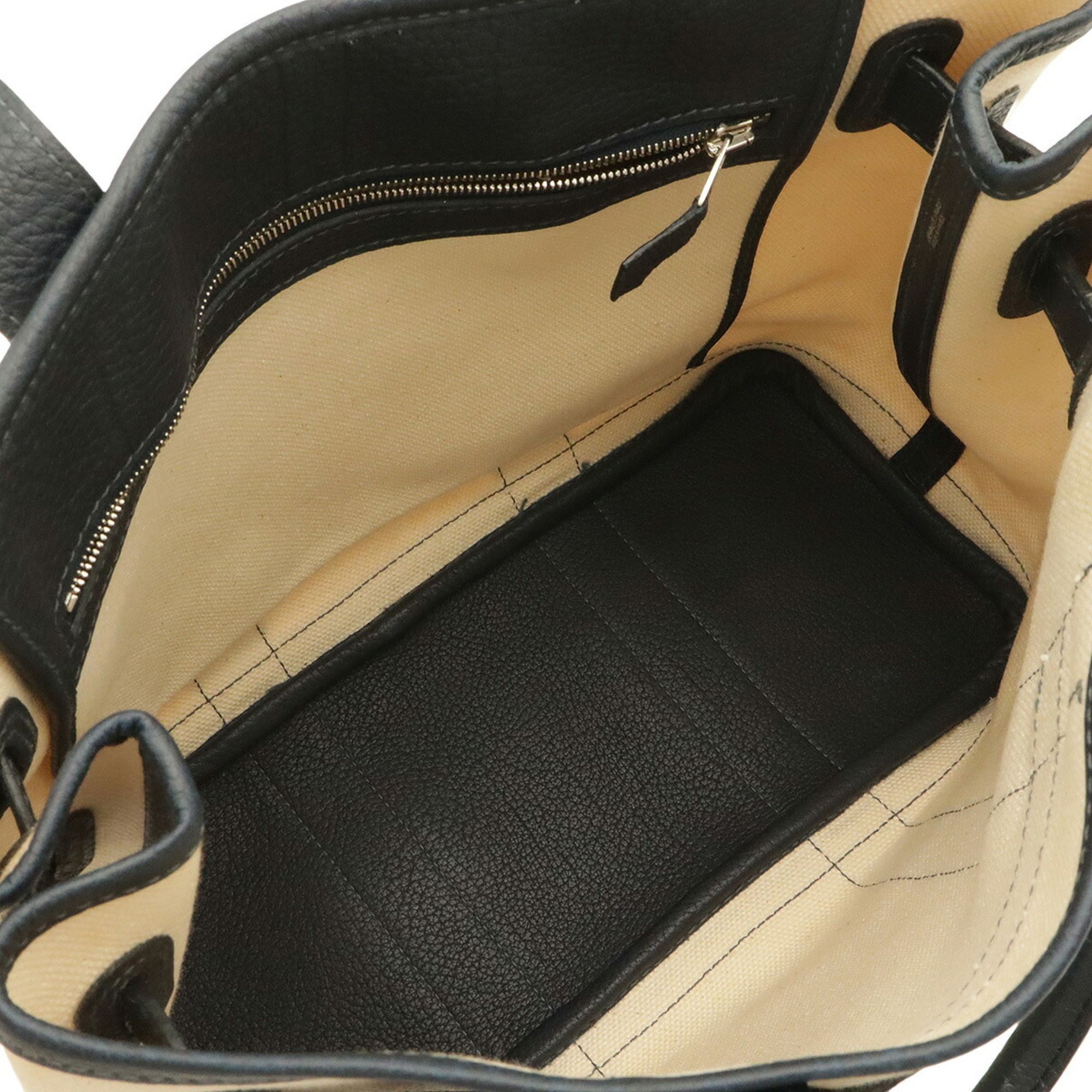 Canvas Leather Handbag Tote Bag (Pre-Owned) - Hermes - Modalova