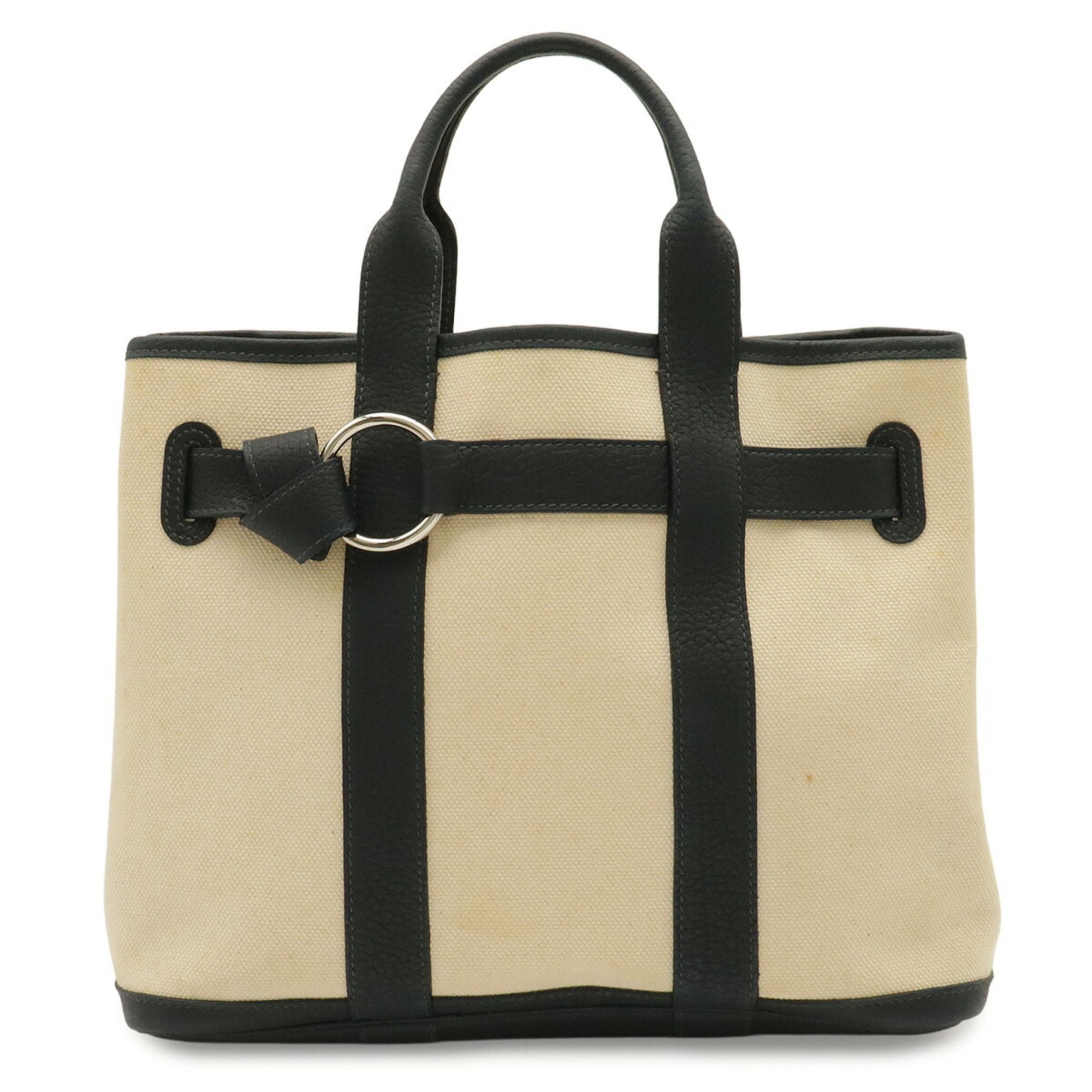 Canvas Leather Handbag Tote Bag (Pre-Owned) - Hermes - Modalova