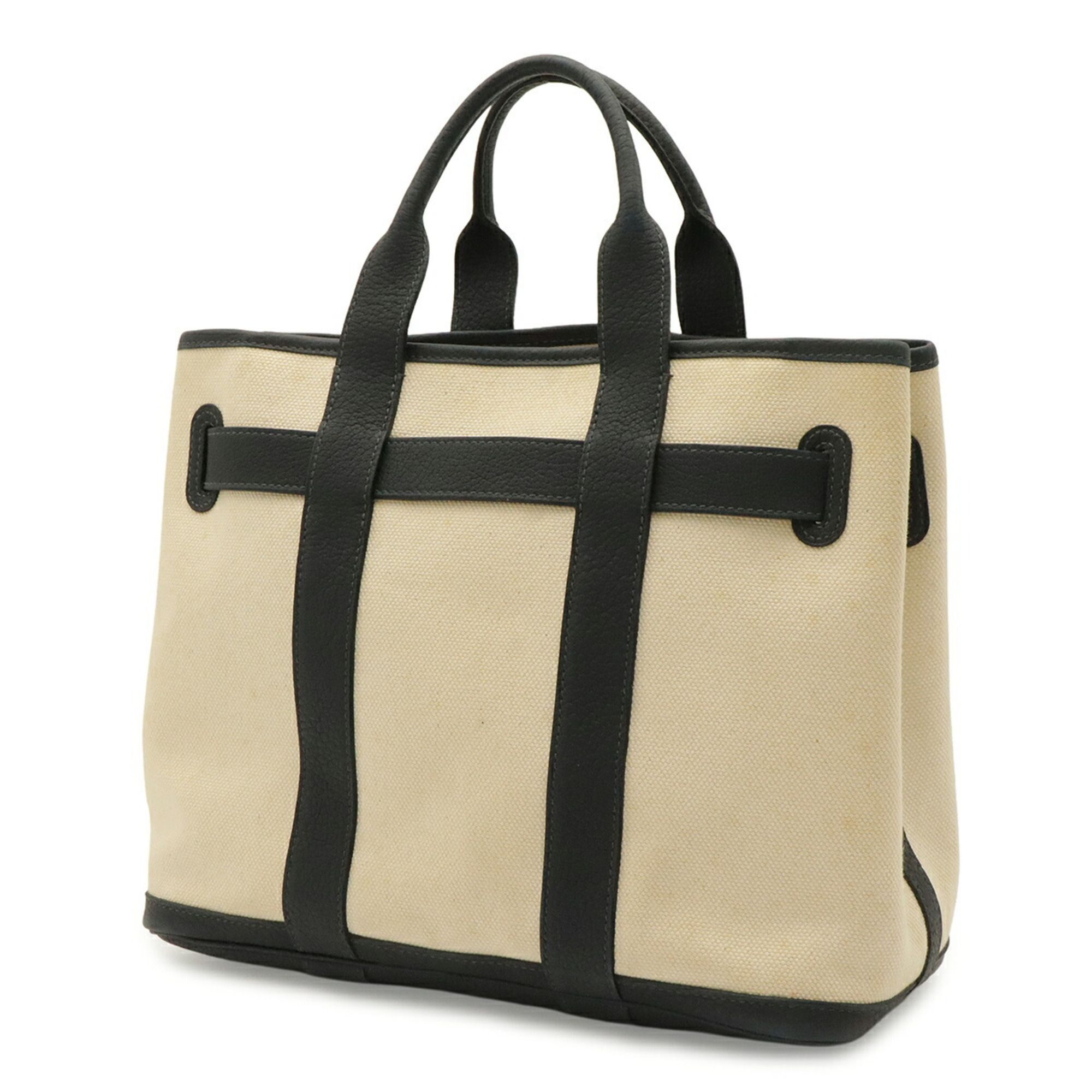 Canvas Leather Handbag Tote Bag (Pre-Owned) - Hermes - Modalova