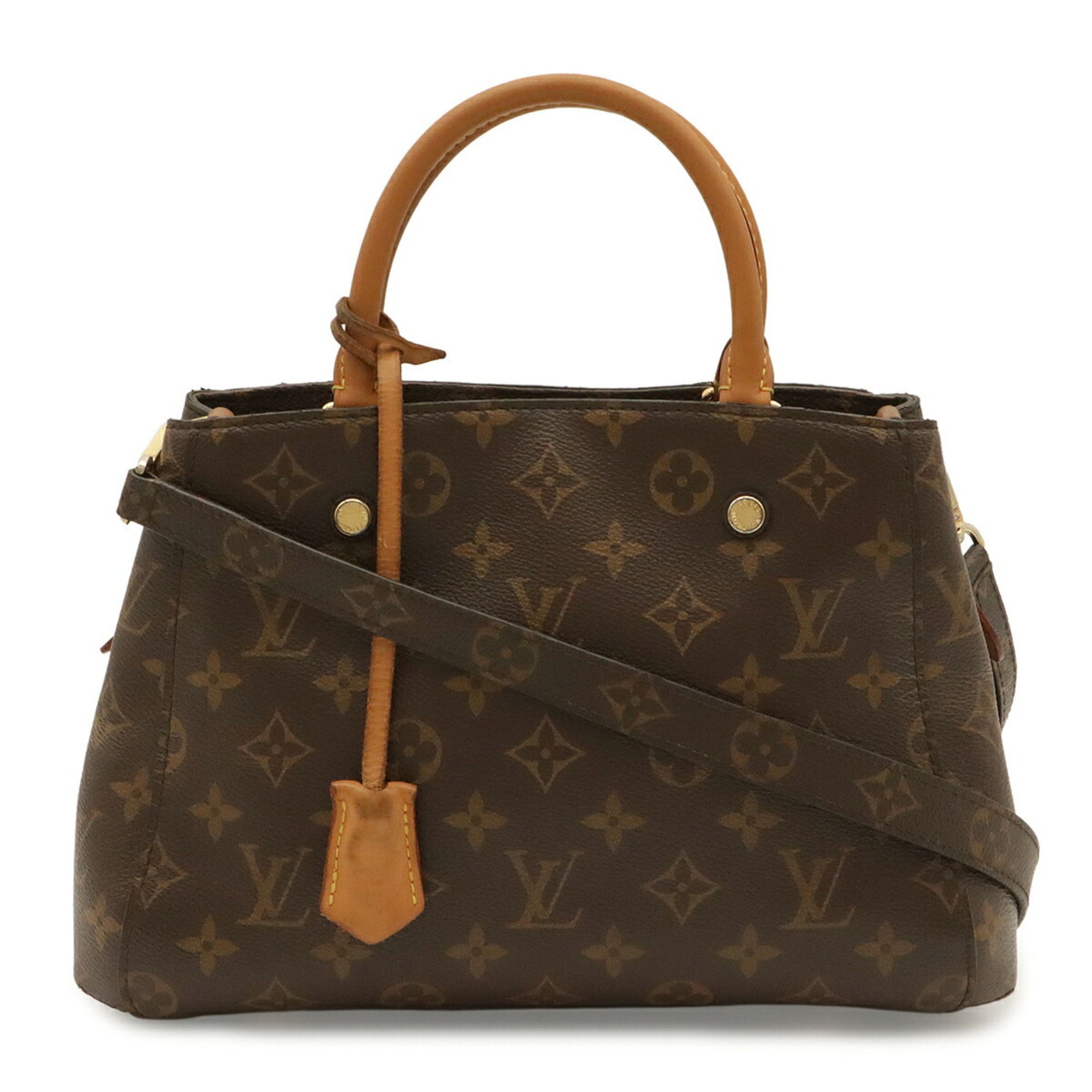 Monogram Canvas Handbag Shoulder Bag (Pre-Owned) - Louis Vuitton - Modalova