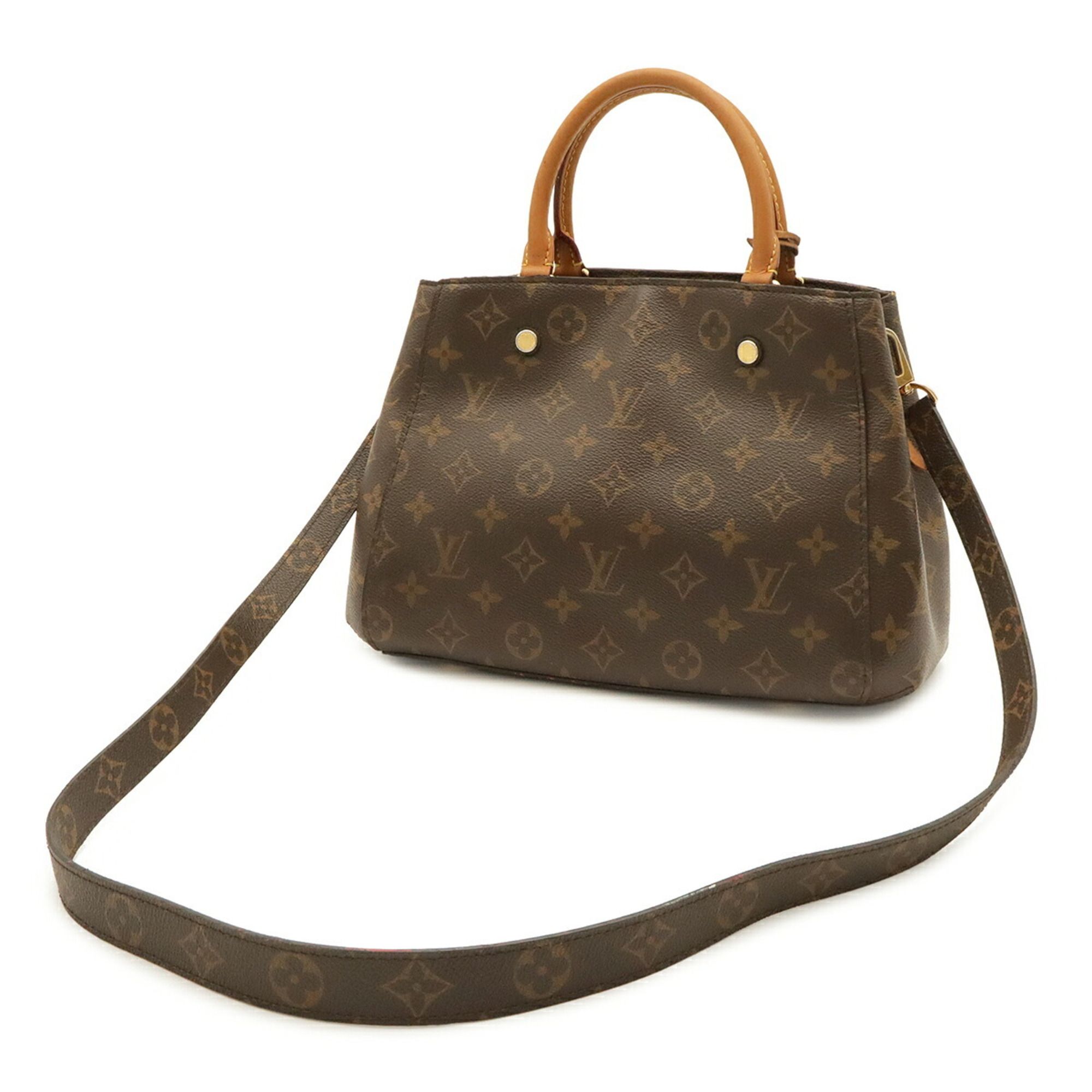 Monogram Canvas Handbag Shoulder Bag (Pre-Owned) - Louis Vuitton - Modalova