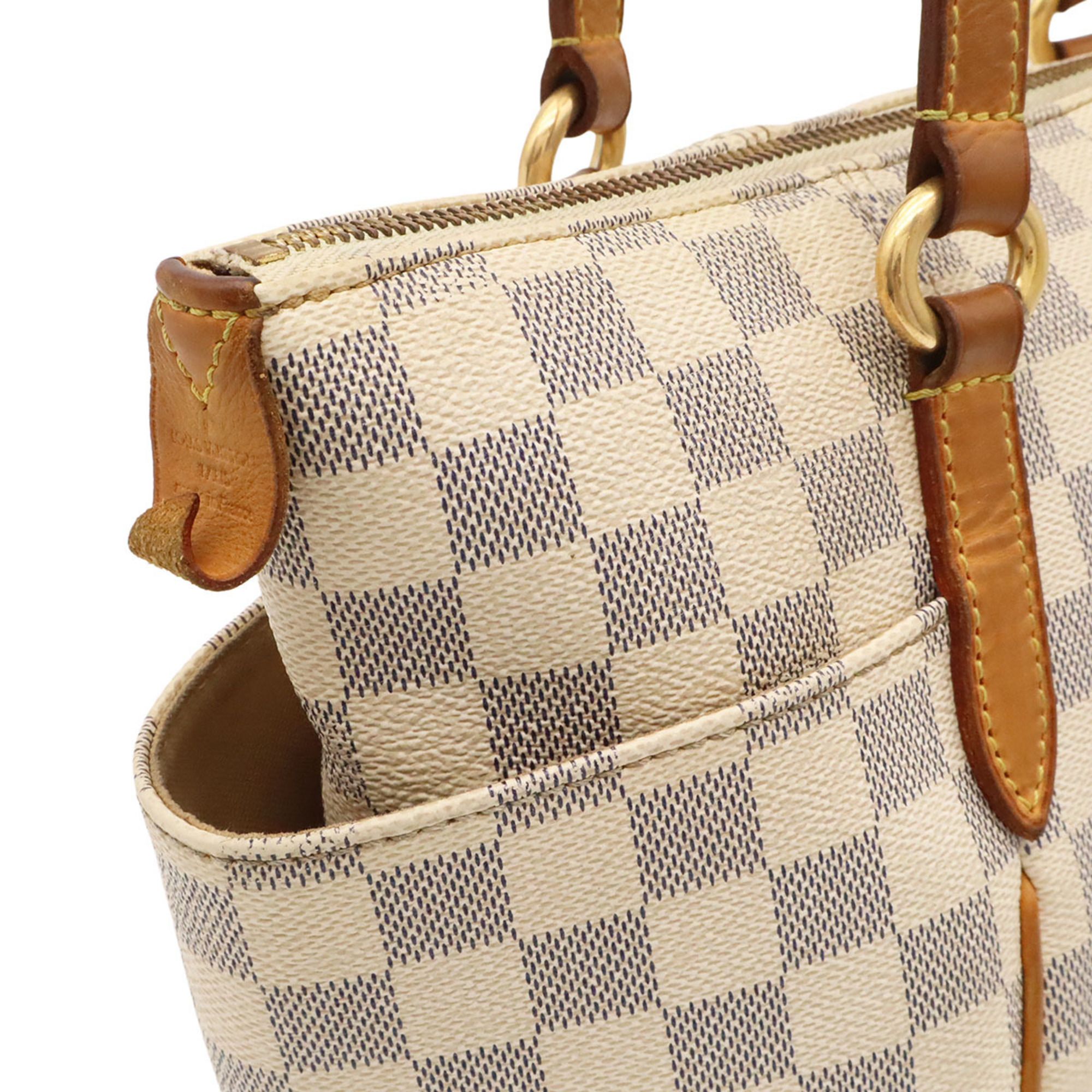 Damier Azur Canvas Shoulder Bag Tote Bag (Pre-Owned) - Louis Vuitton - Modalova