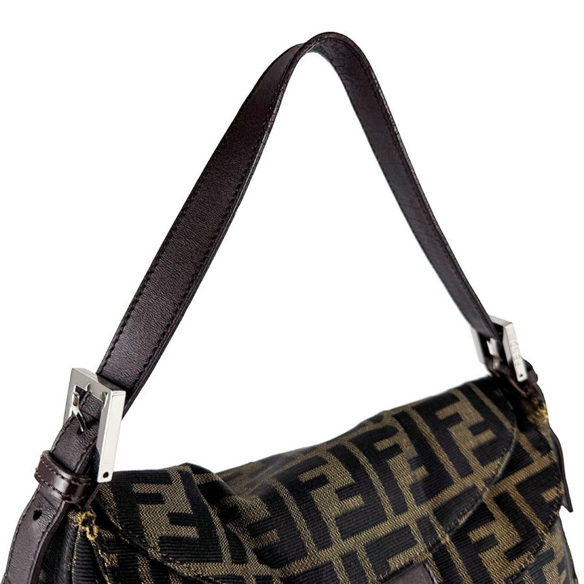 Nylon Canvas Leather Handbag (Pre-Owned) - Fendi - Modalova