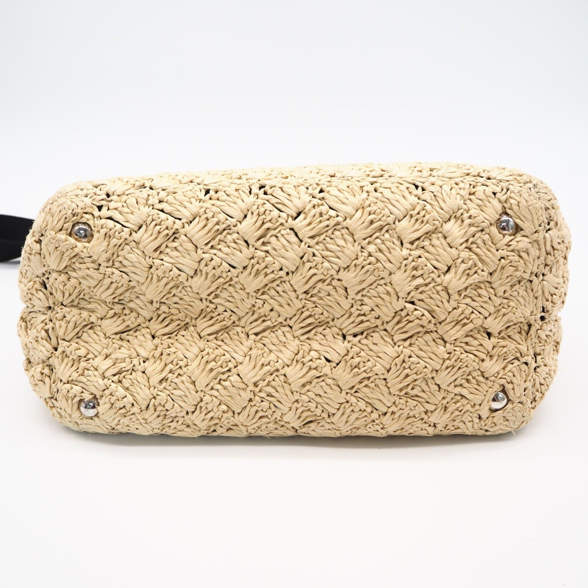 Raffia Handbag Shoulder Bag (Pre-Owned) - Prada - Modalova