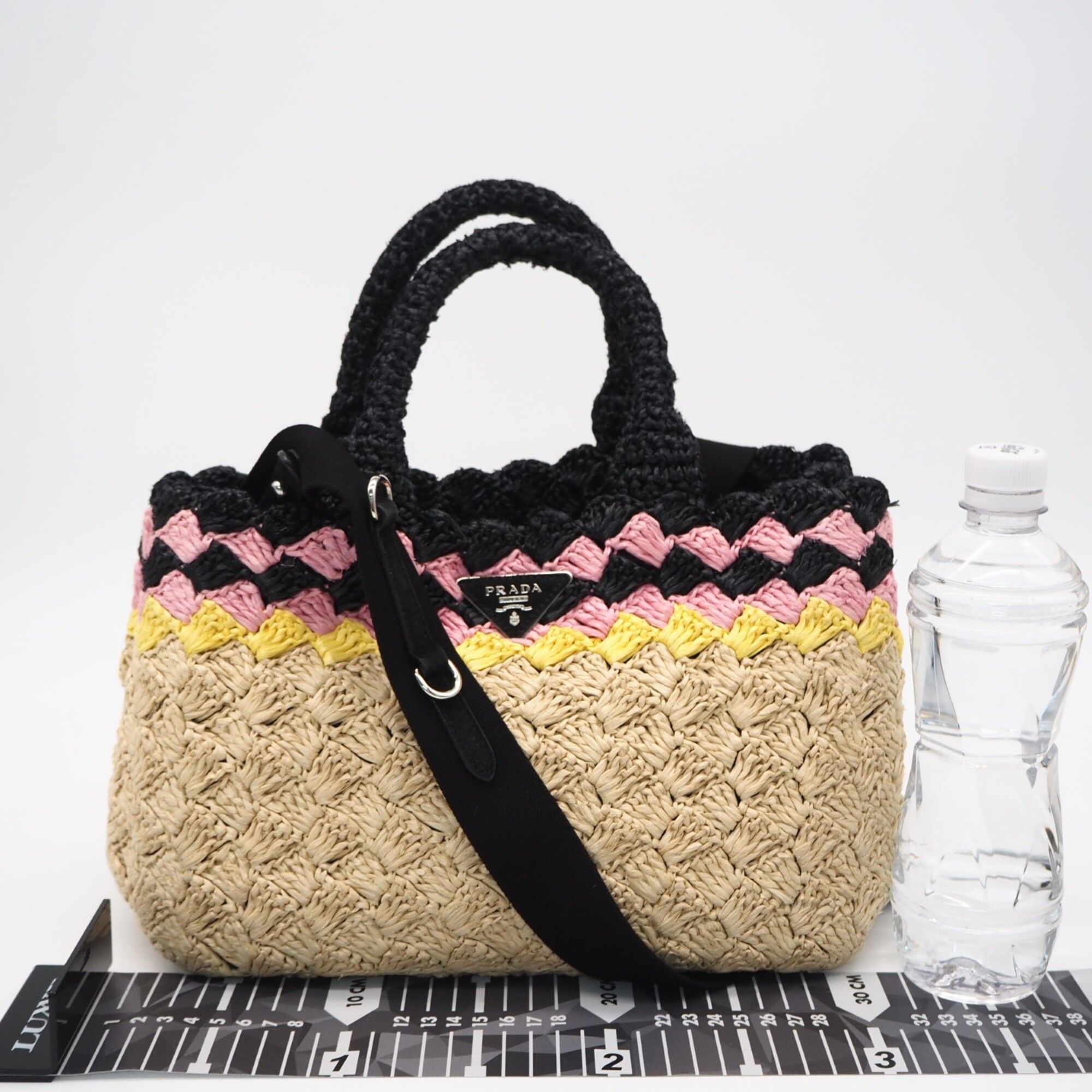 Raffia Handbag Shoulder Bag (Pre-Owned) - Prada - Modalova