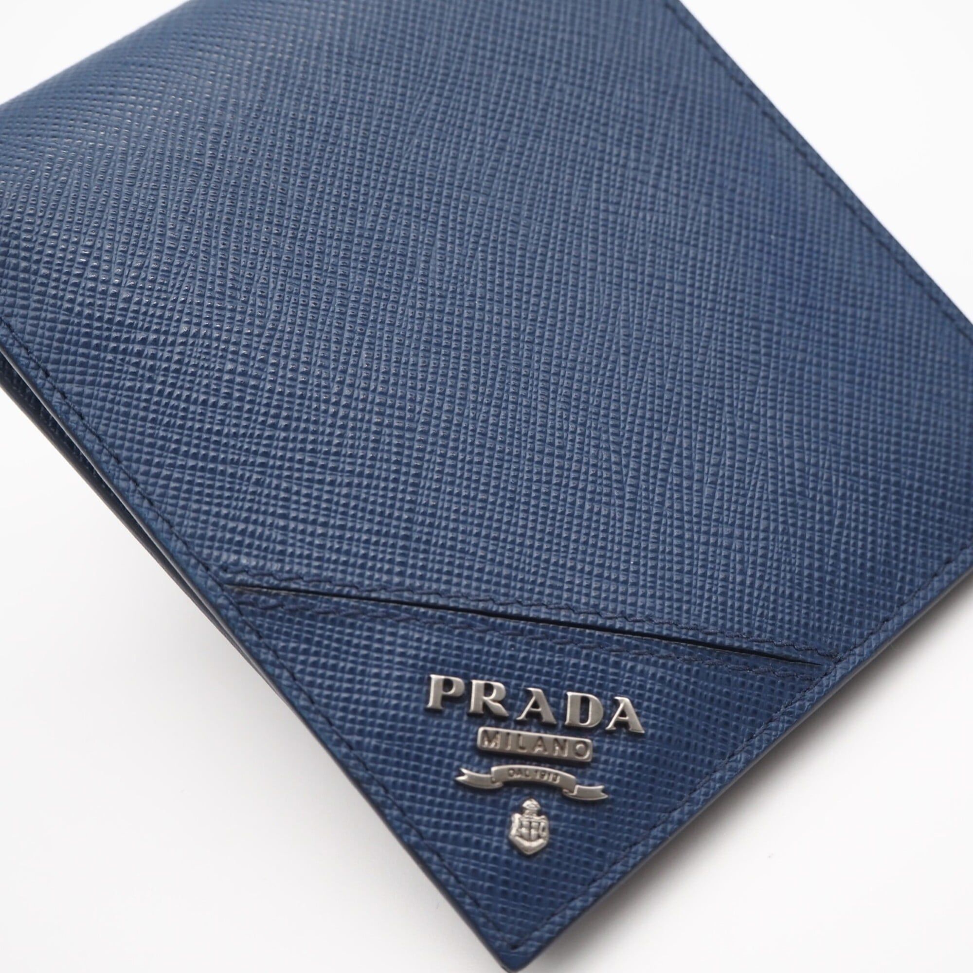 Saffiano Leather Bill Wallet (Bi-Fold) (Pre-Owned) - Prada - Modalova