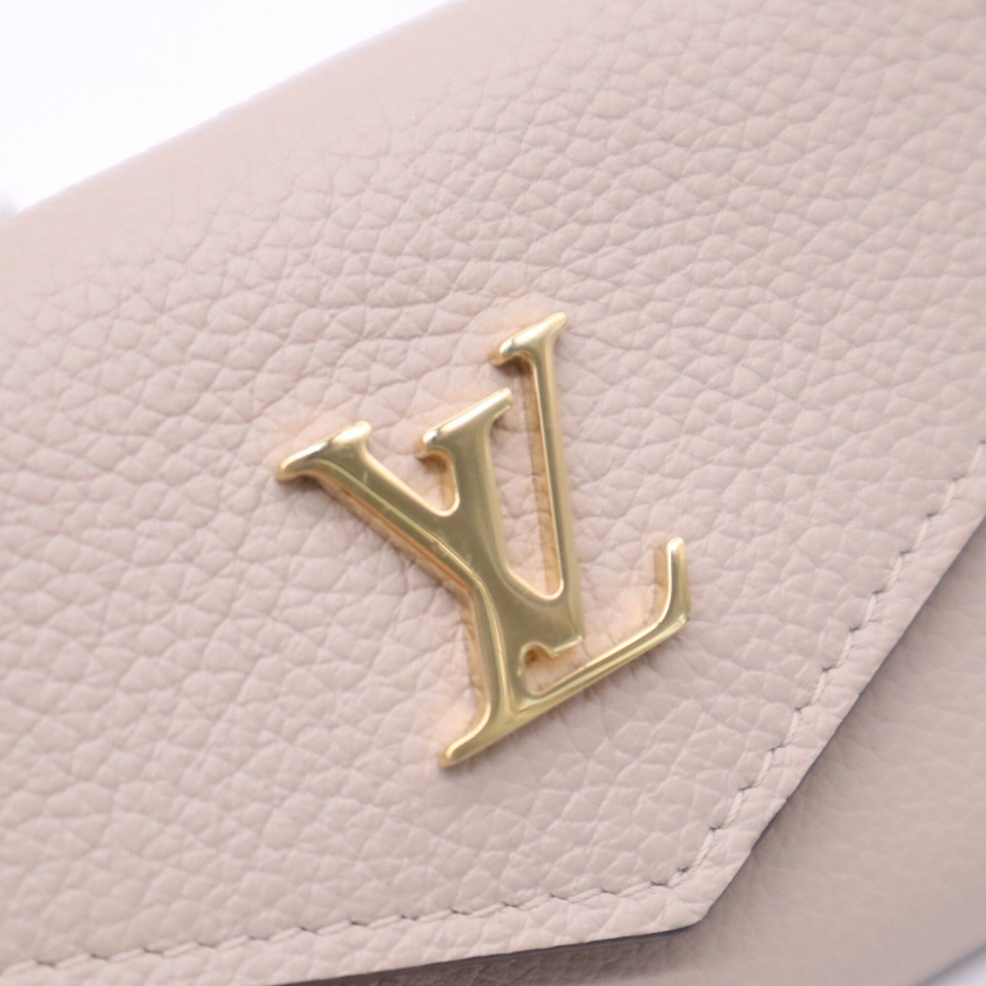 Taurillon Leather Wallet (Tri-Fold) (Pre-Owned) - Louis Vuitton - Modalova