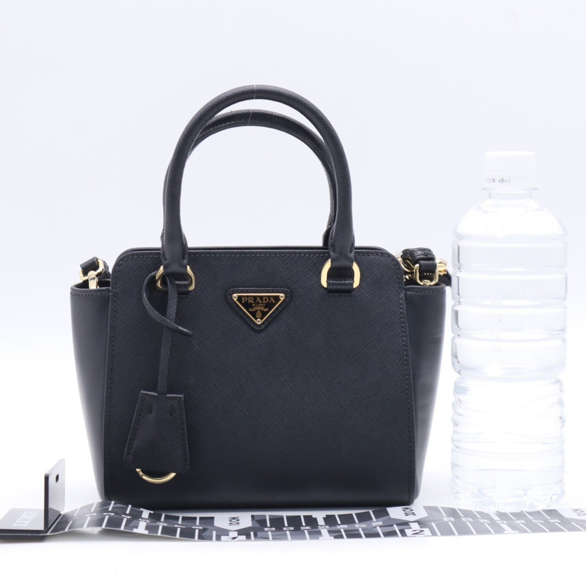 Saffiano Coated Canvas Leather Handbag Shoulder Bag (Pre-Owned) - Prada - Modalova