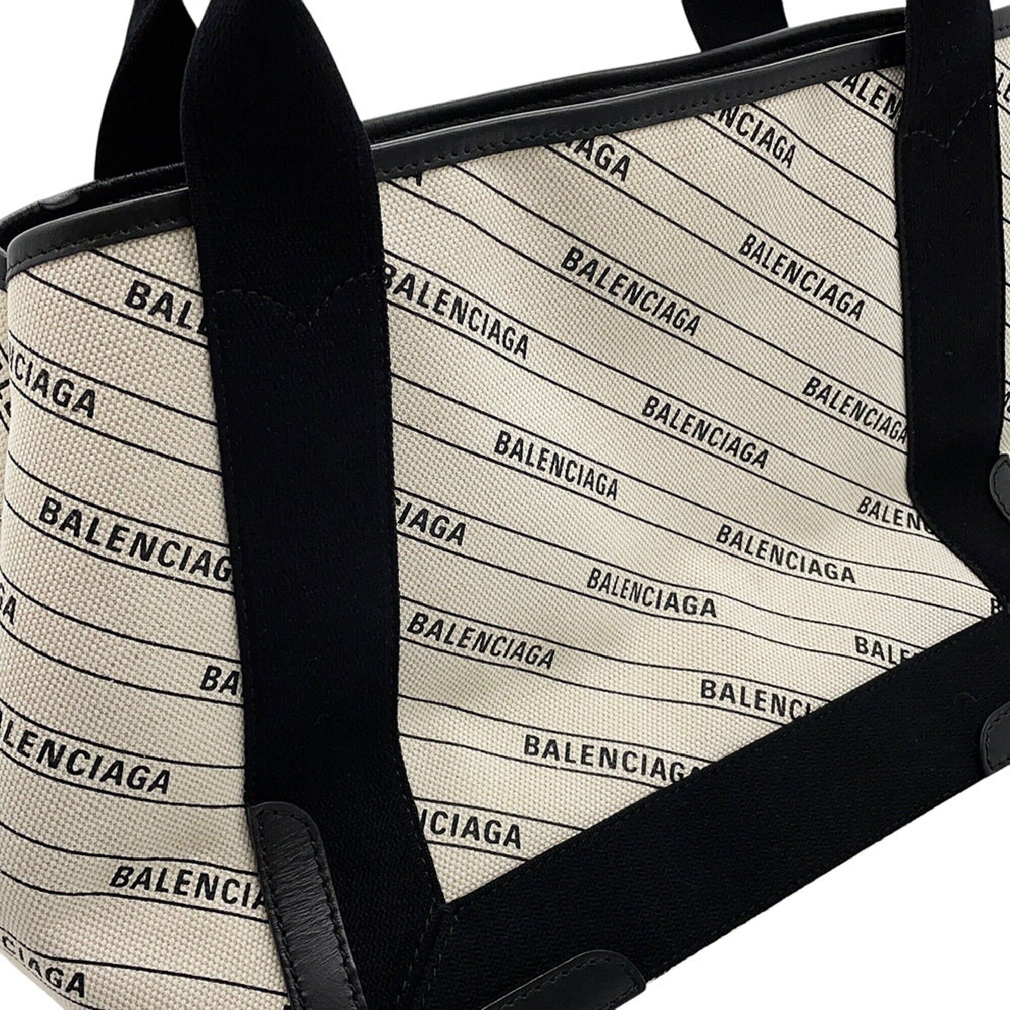 Canvas Leather Handbag Tote Bag (Pre-Owned) - Balenciaga - Modalova