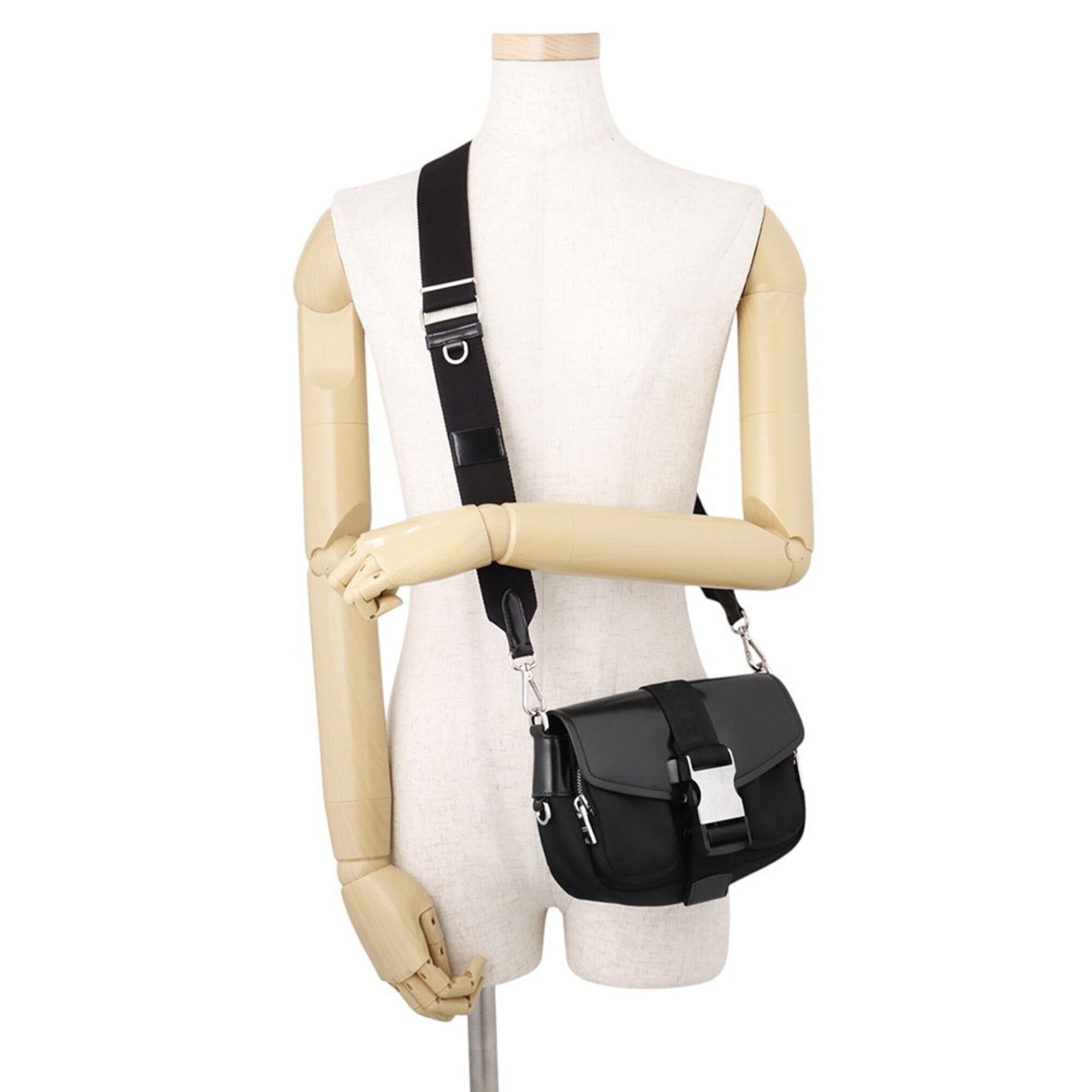 Nylon Leather Handbag Shoulder Bag (Pre-Owned) - Prada - Modalova