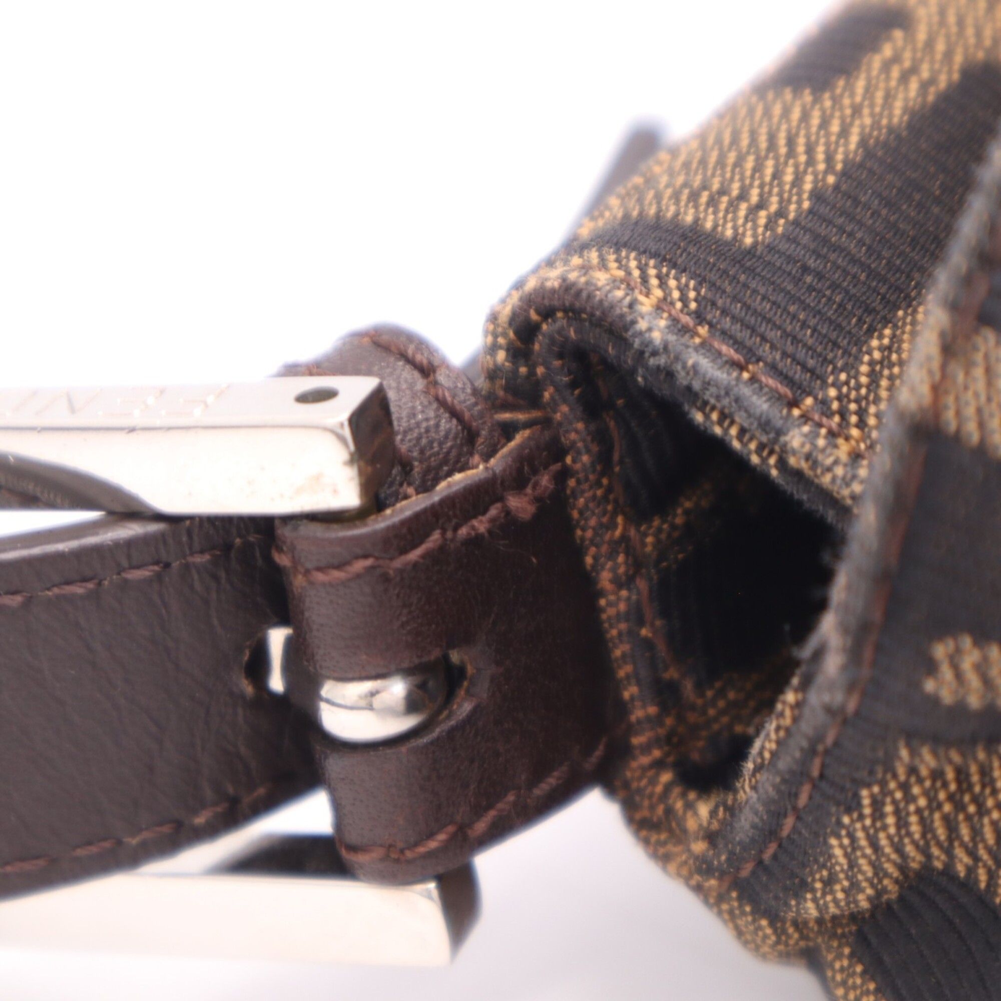 Zucca Zucca Leather Shoulder Bag (Pre-Owned) - Fendi - Modalova