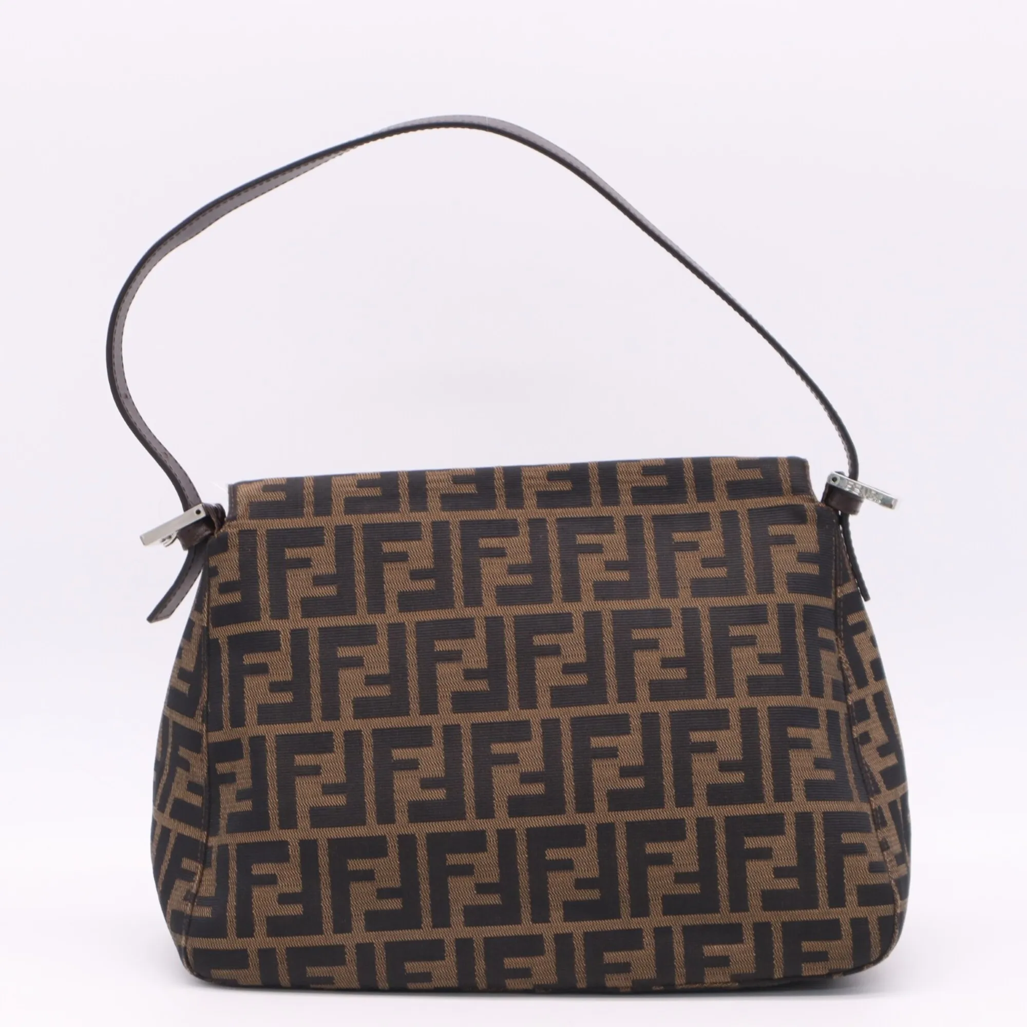 Zucca Zucca Leather Shoulder Bag (Pre-Owned) - Fendi - Modalova