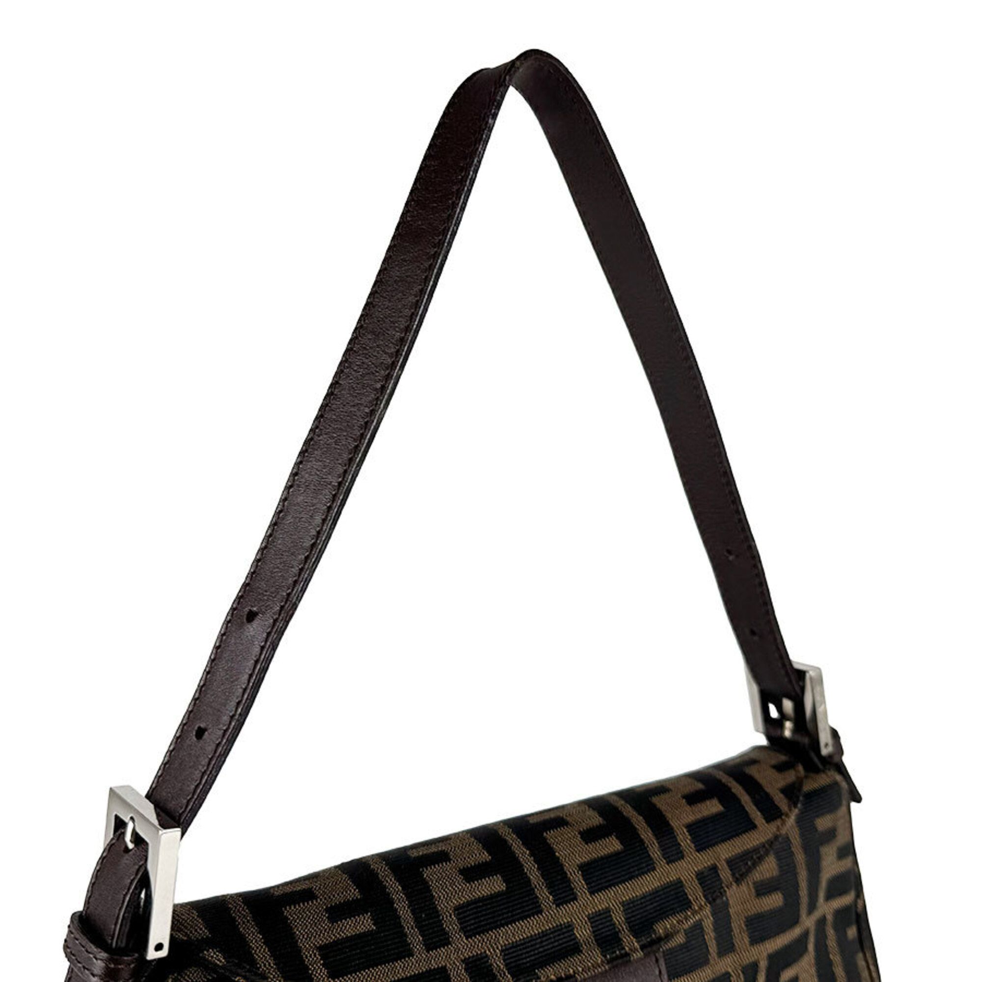 Nylon Canvas Leather Handbag (Pre-Owned) - Fendi - Modalova