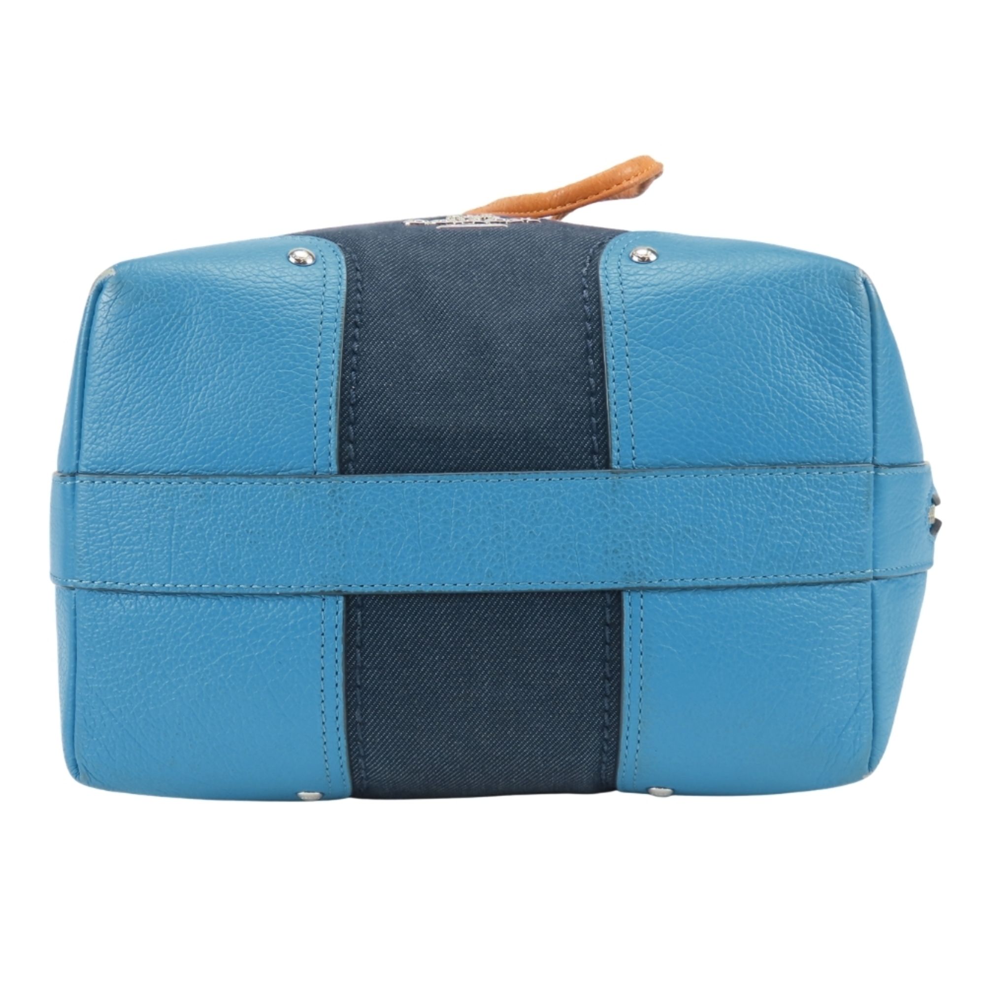 Denim Leather Shoulder Bag (Pre-Owned) - Coach - Modalova