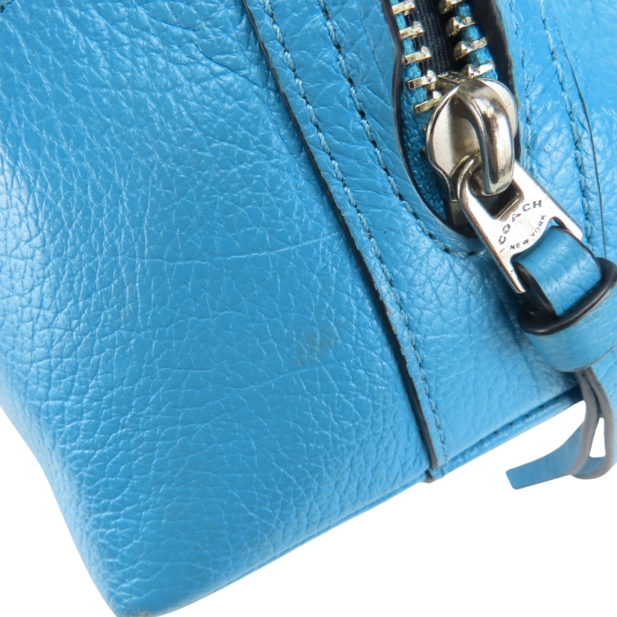 Denim Leather Shoulder Bag (Pre-Owned) - Coach - Modalova