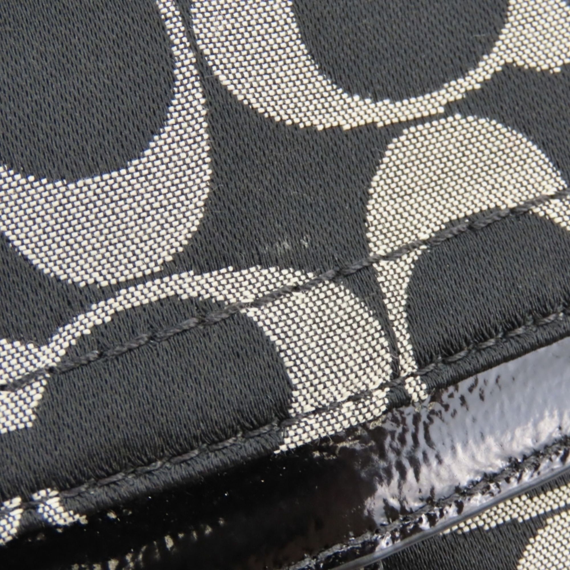 Canvas Patent Leather Shoulder Bag (Pre-Owned) - Coach - Modalova