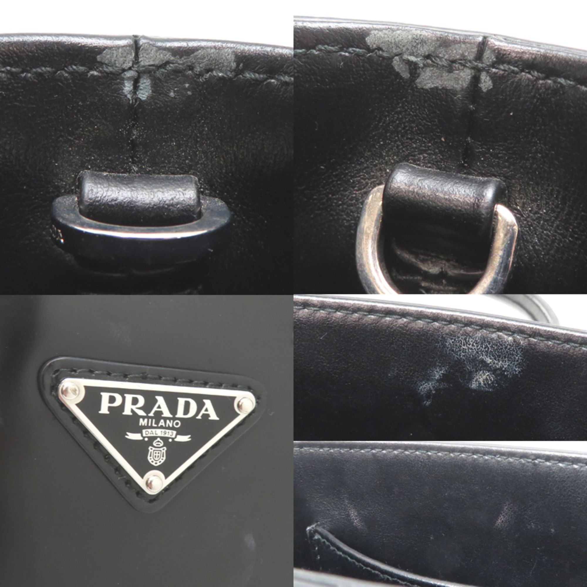 Leather Handbag (Pre-Owned) - Prada - Modalova