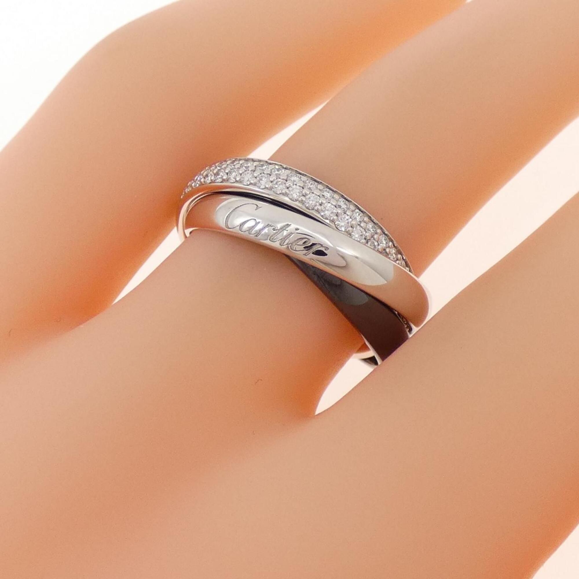White Gold (18K) Ceramic Band Ring (Pre-Owned) - Cartier - Modalova