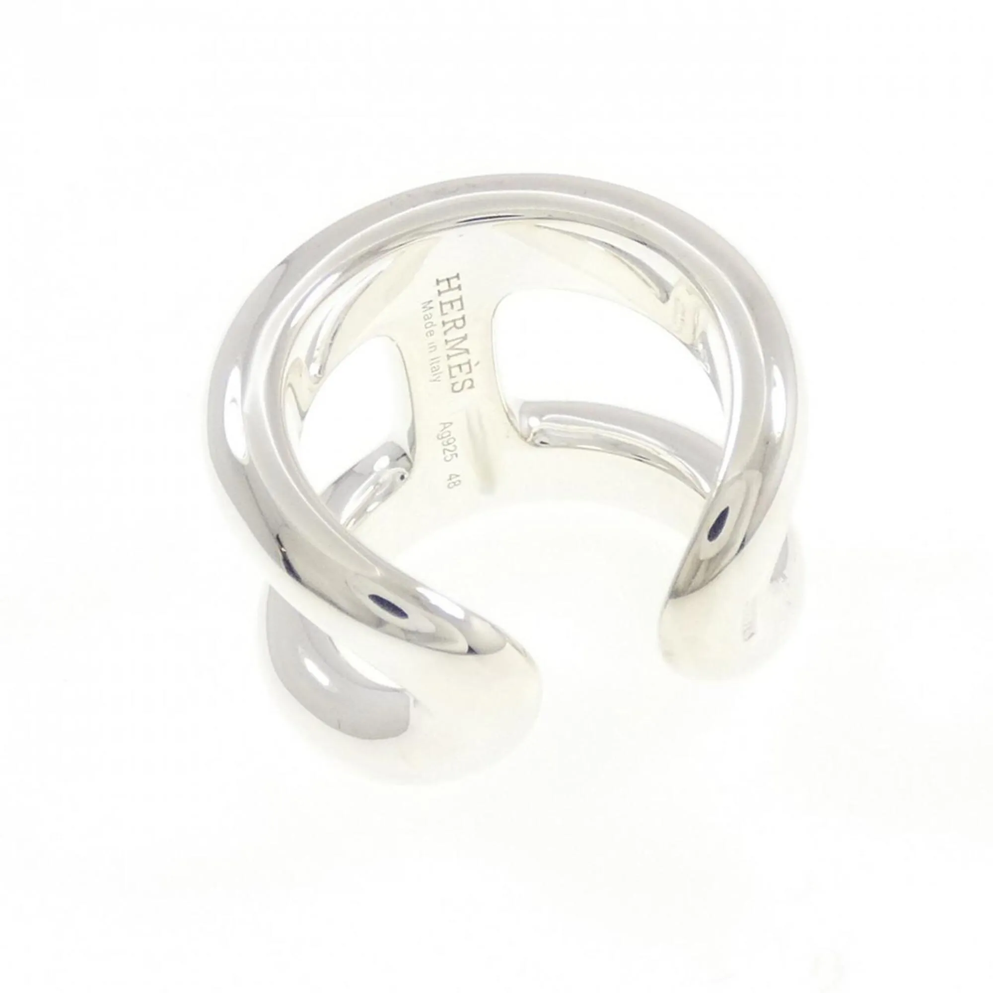 Silver 925 Band Ring (Pre-Owned) - Hermes - Modalova