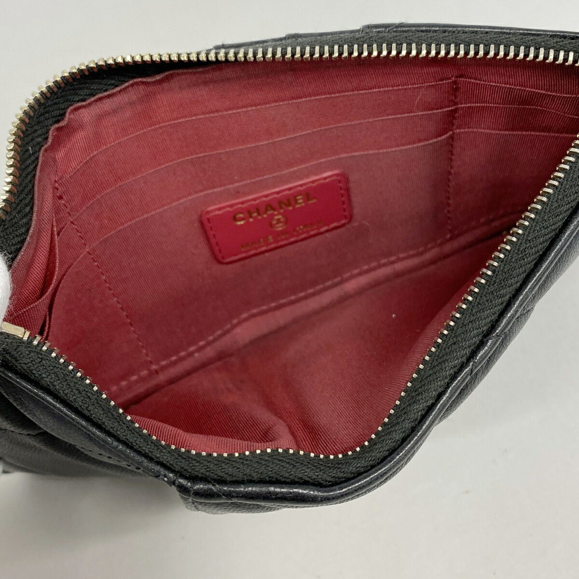 Leather Long Wallet (Bi-Fold) (Pre-Owned) - Chanel - Modalova