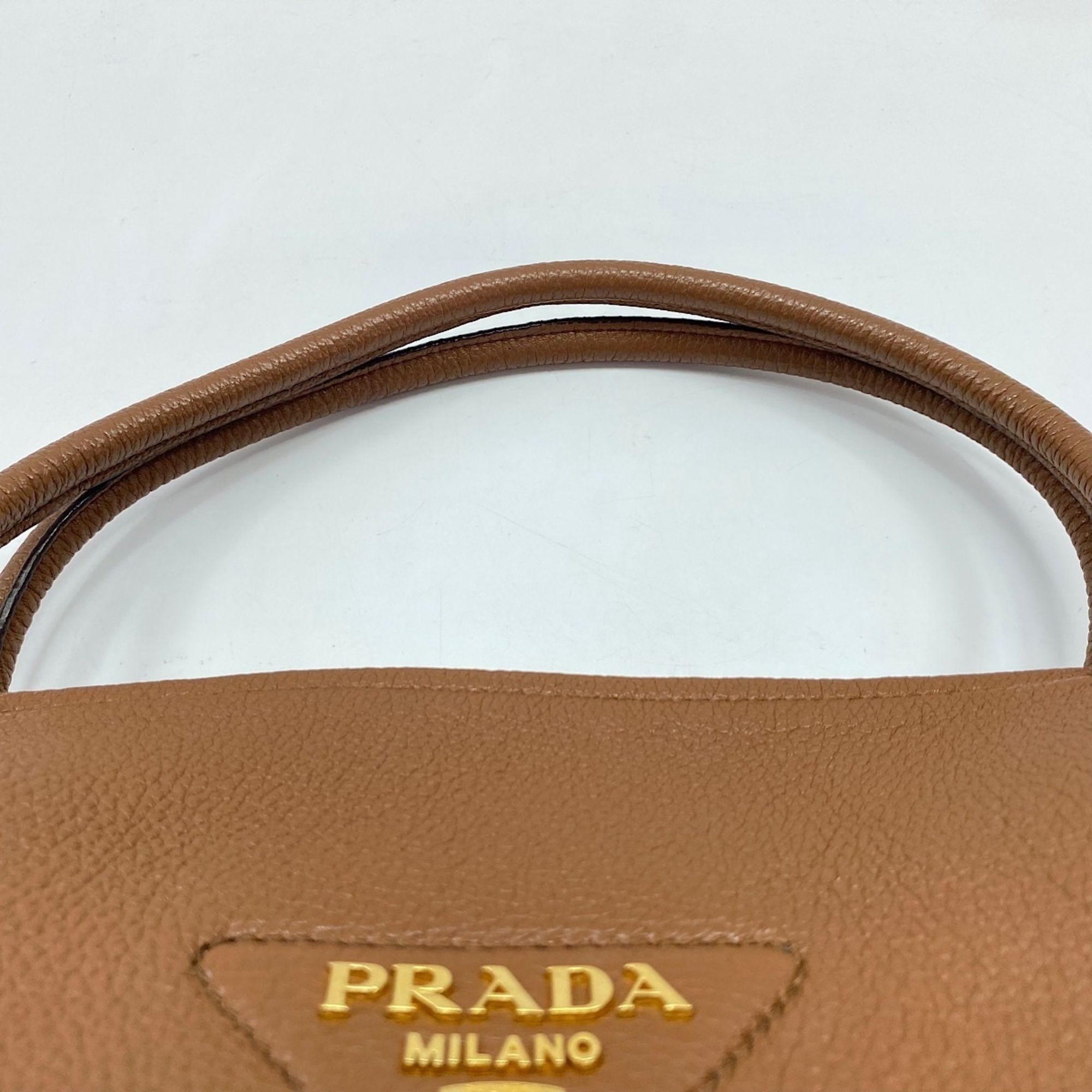 Prada Brown Tote Bag (Pre-Owned) - Prada - Modalova