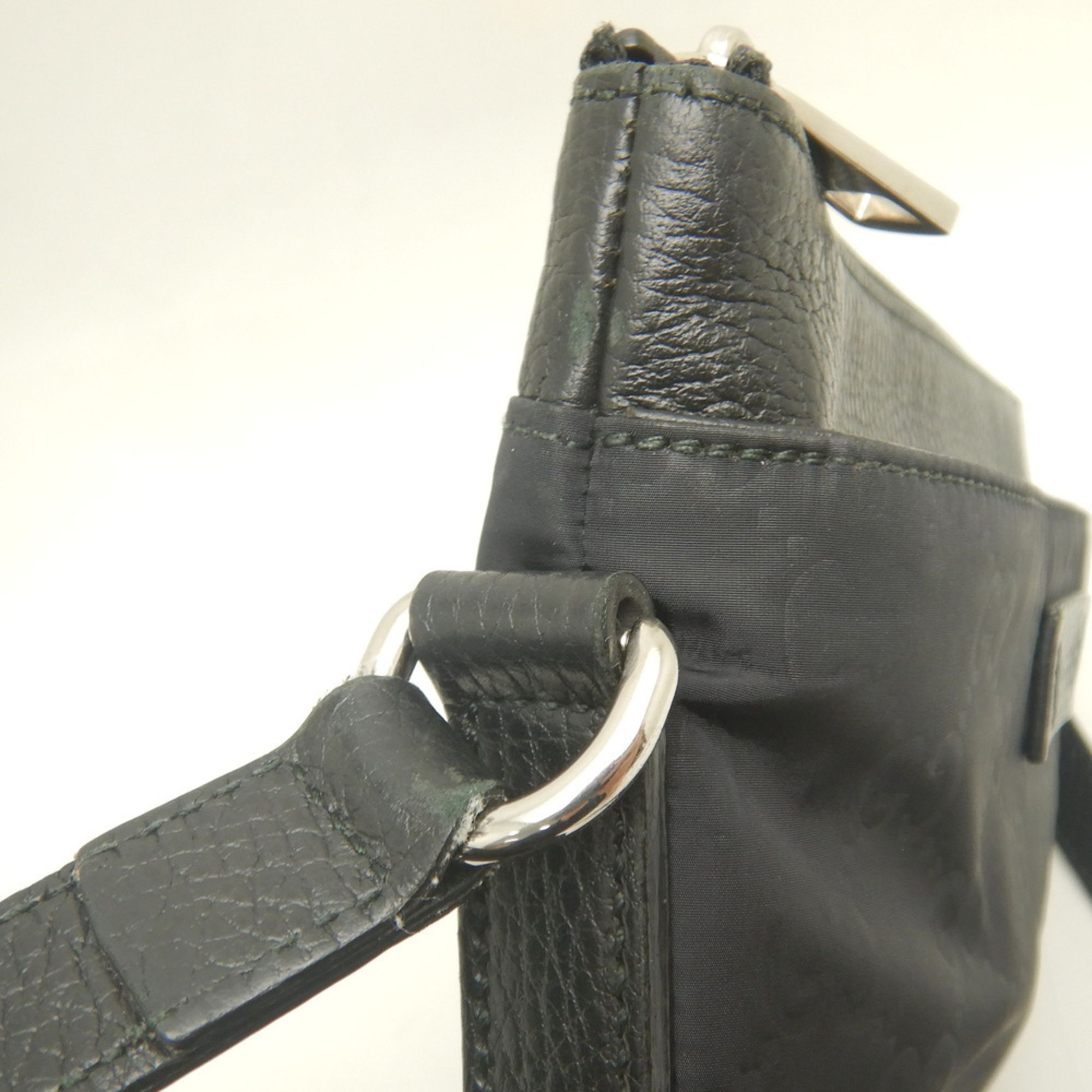 Nylon Leather Shoulder Bag (Pre-Owned) - Gucci - Modalova