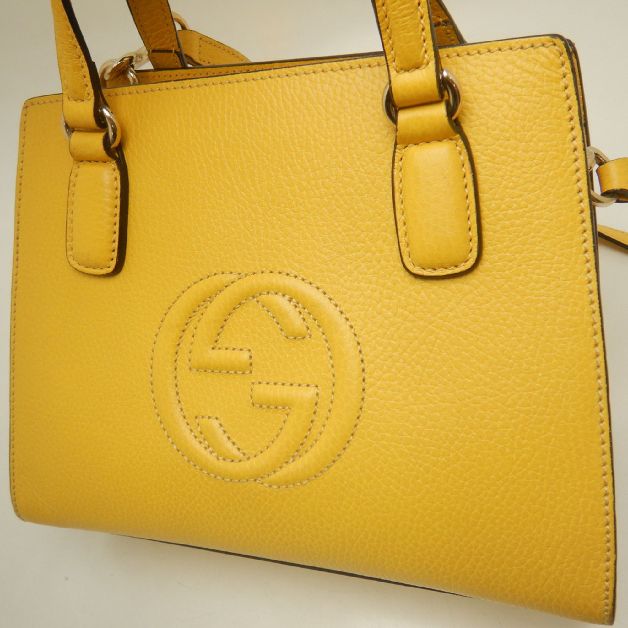 Leather Handbag (Pre-Owned) - Gucci - Modalova