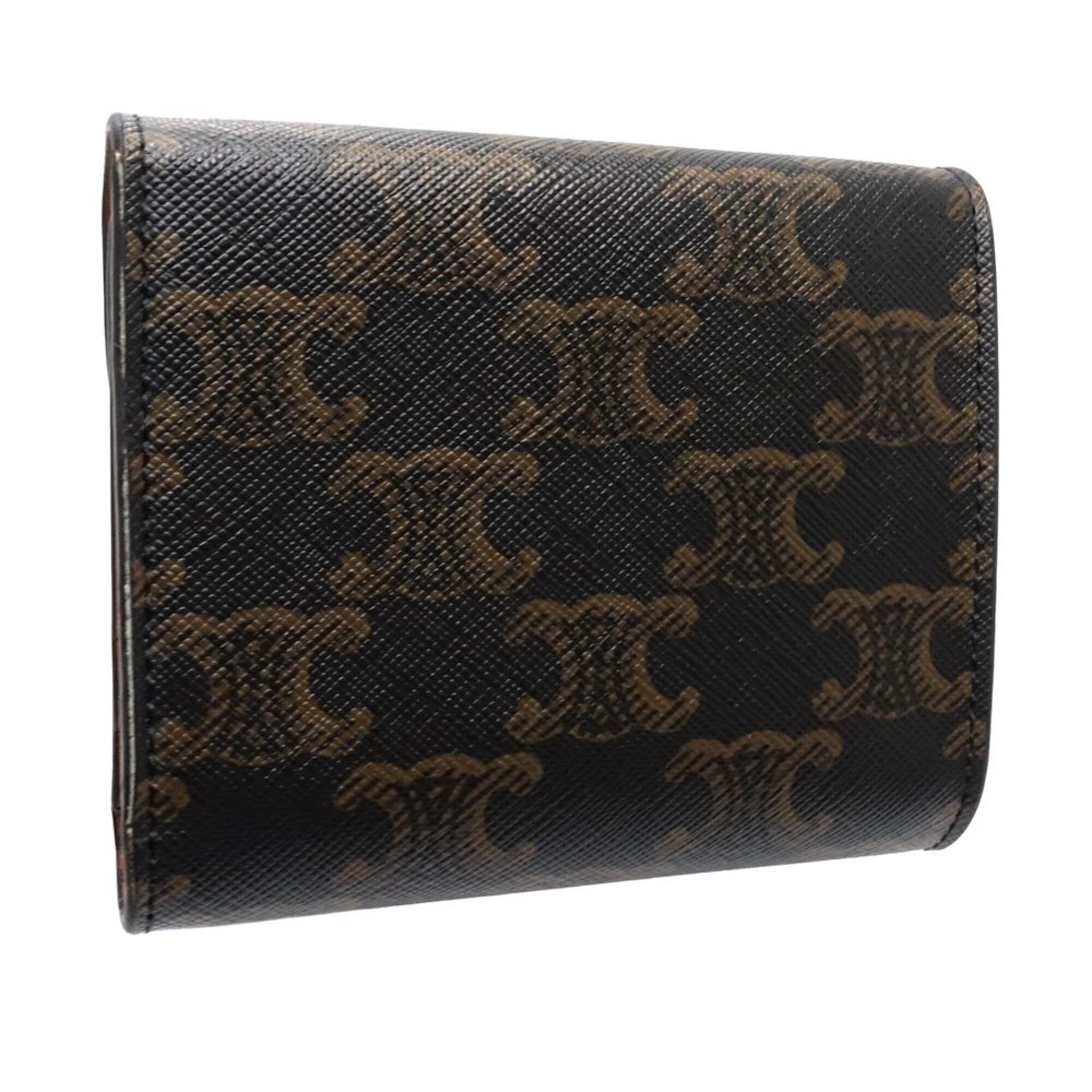 Canvas Leather Wallet (Tri-Fold) (Pre-Owned) - Celine - Modalova