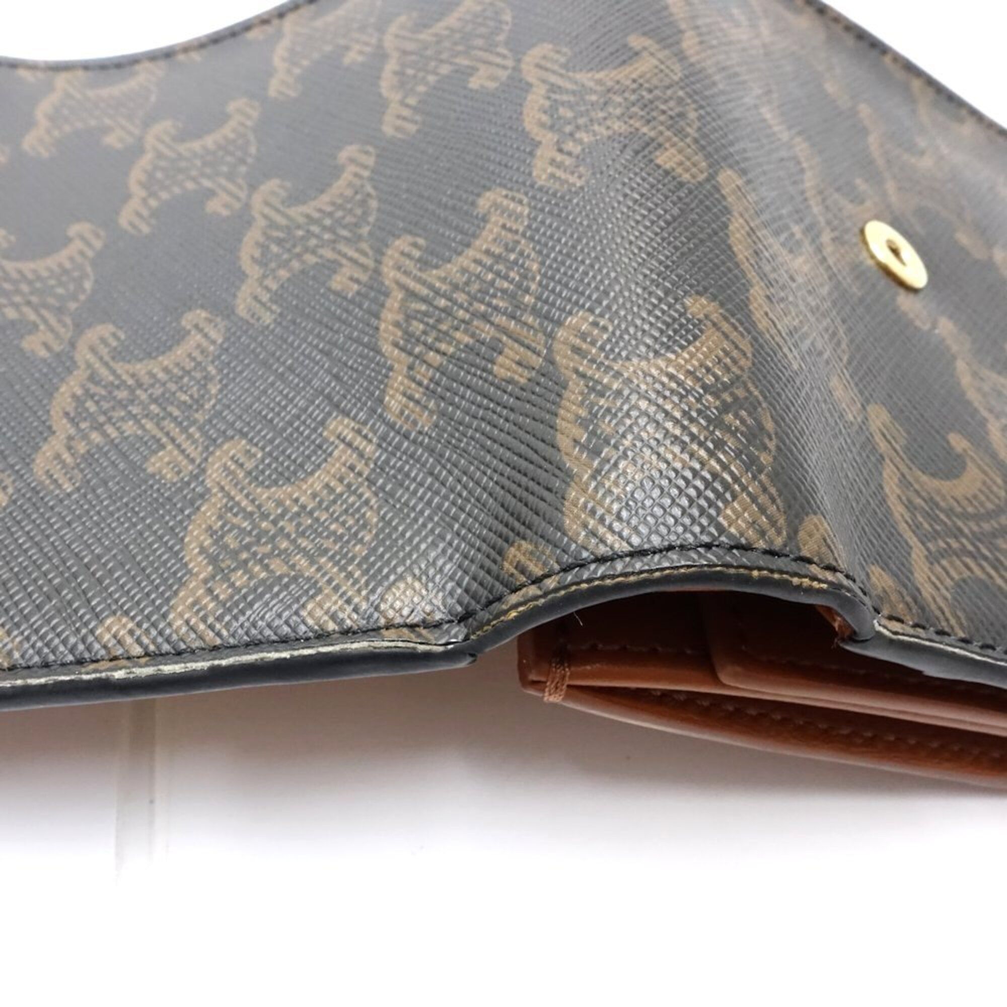 Canvas Leather Wallet (Tri-Fold) (Pre-Owned) - Celine - Modalova