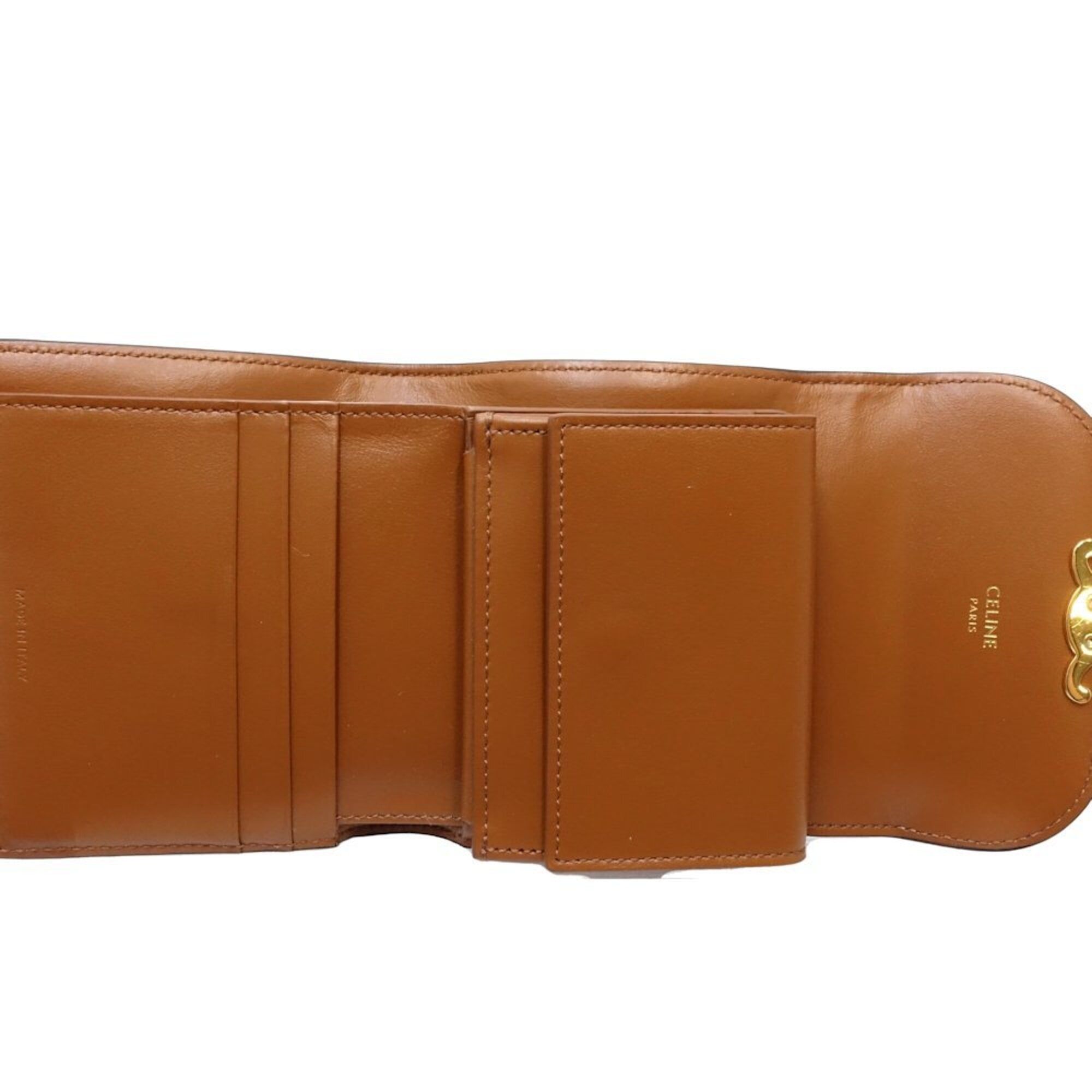 Canvas Leather Wallet (Tri-Fold) (Pre-Owned) - Celine - Modalova