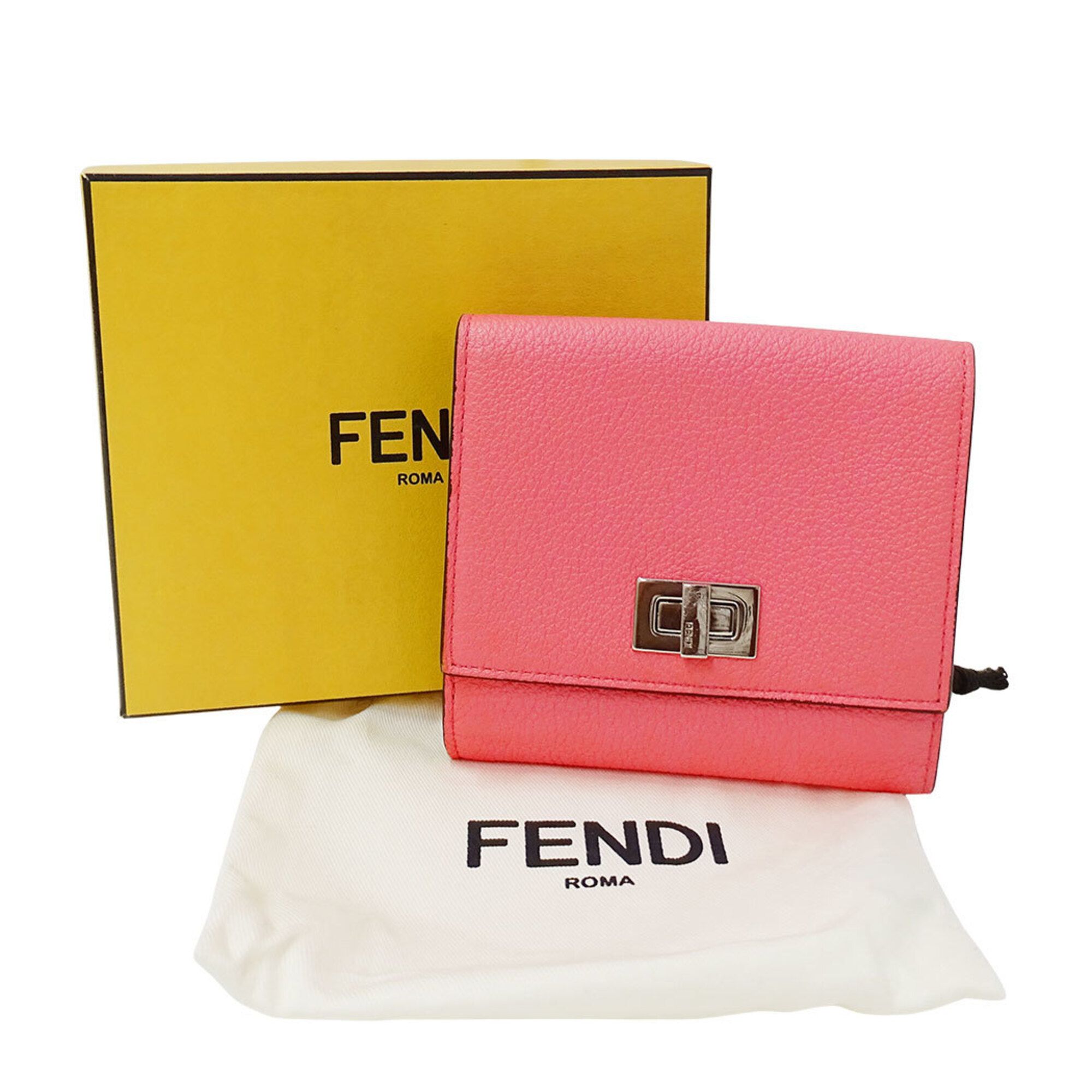 Leather Wallet (Bi-Fold) (Pre-Owned) - Fendi - Modalova