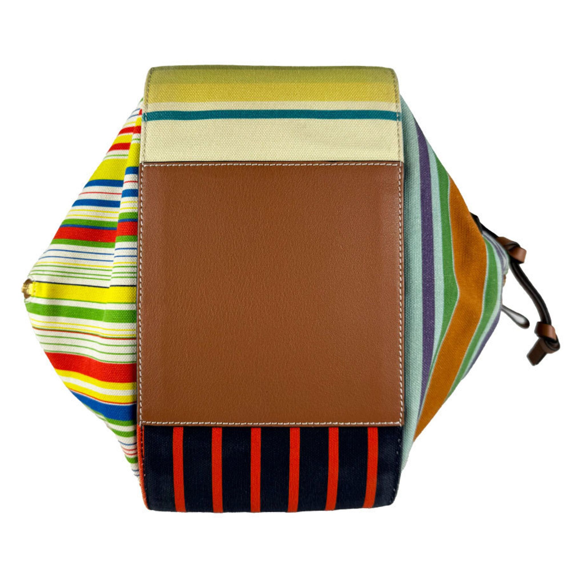 Canvas Leather Shoulder Bag (Pre-Owned) - Loewe - Modalova