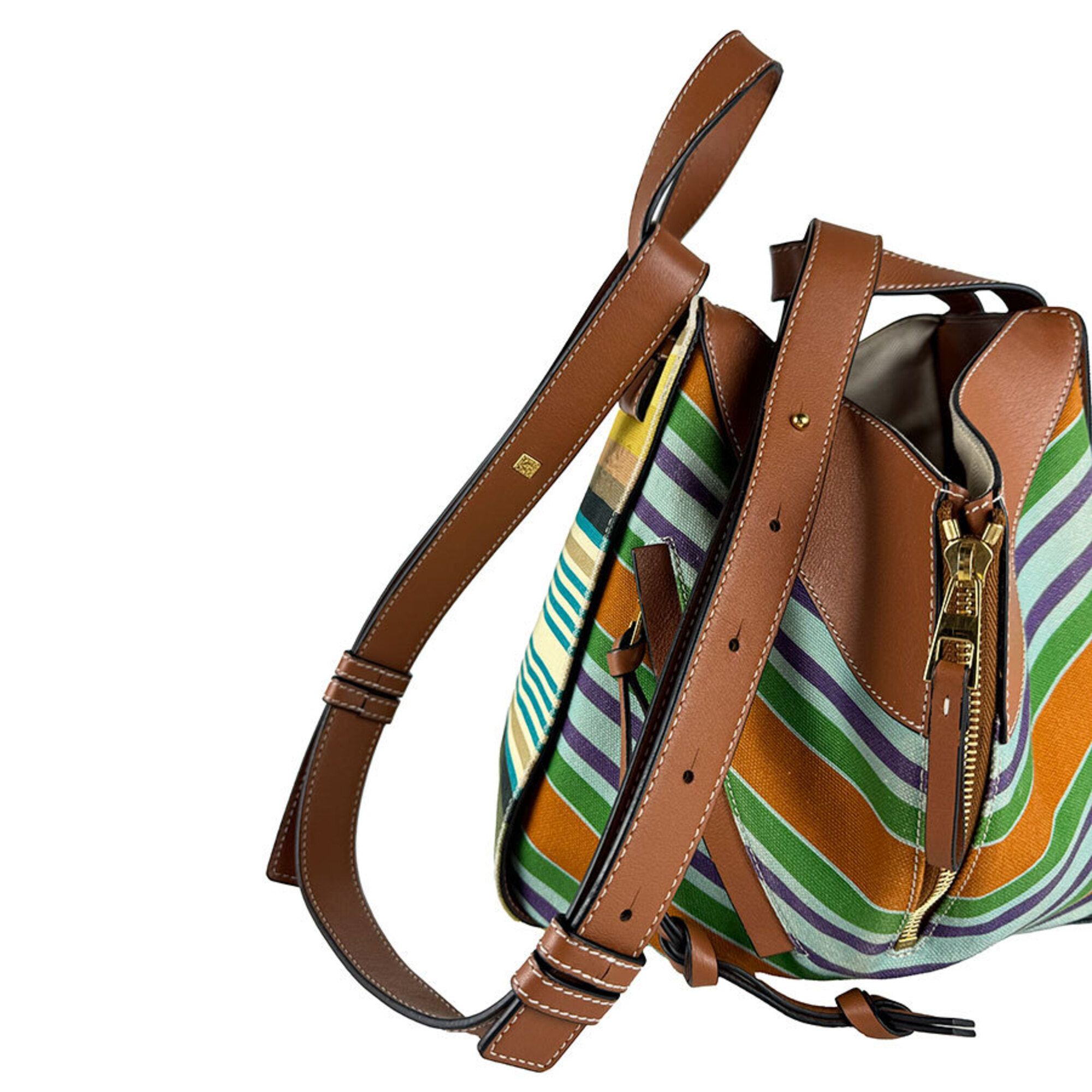 Canvas Leather Shoulder Bag (Pre-Owned) - Loewe - Modalova