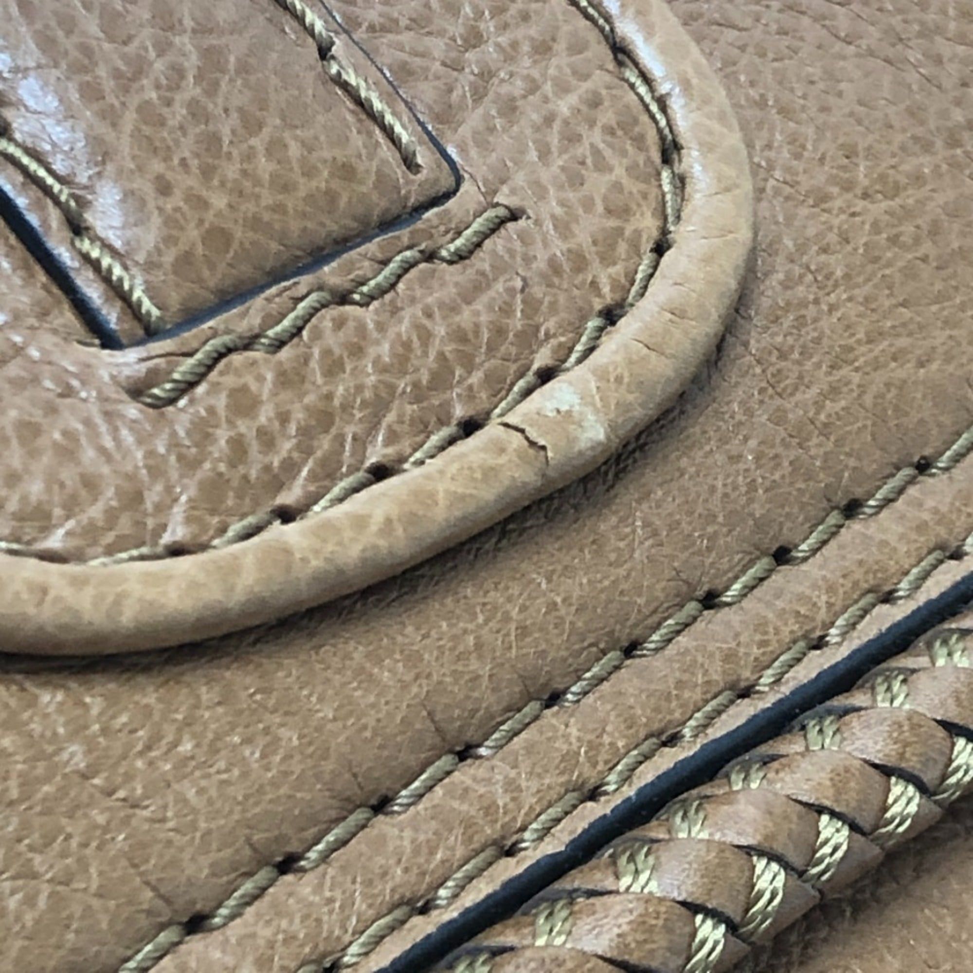 Leather Clutch Bag (Pre-Owned) - Gucci - Modalova
