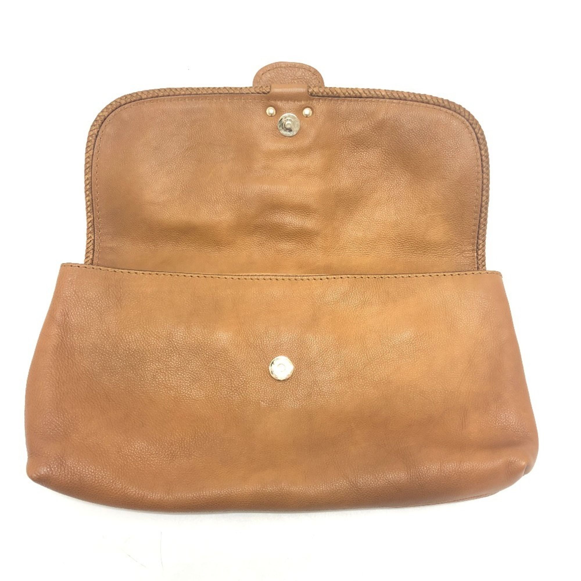 Leather Clutch Bag (Pre-Owned) - Gucci - Modalova