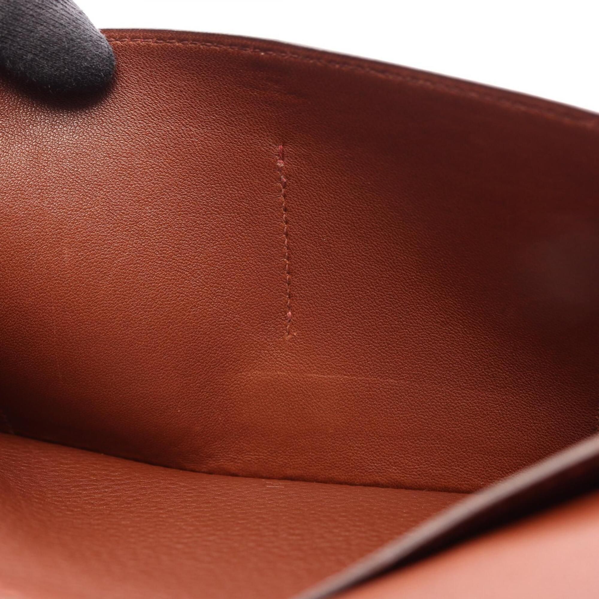 Taurillon Clemence Leather Long Wallet (Bi-Fold) (Pre-Owned) - Hermes - Modalova