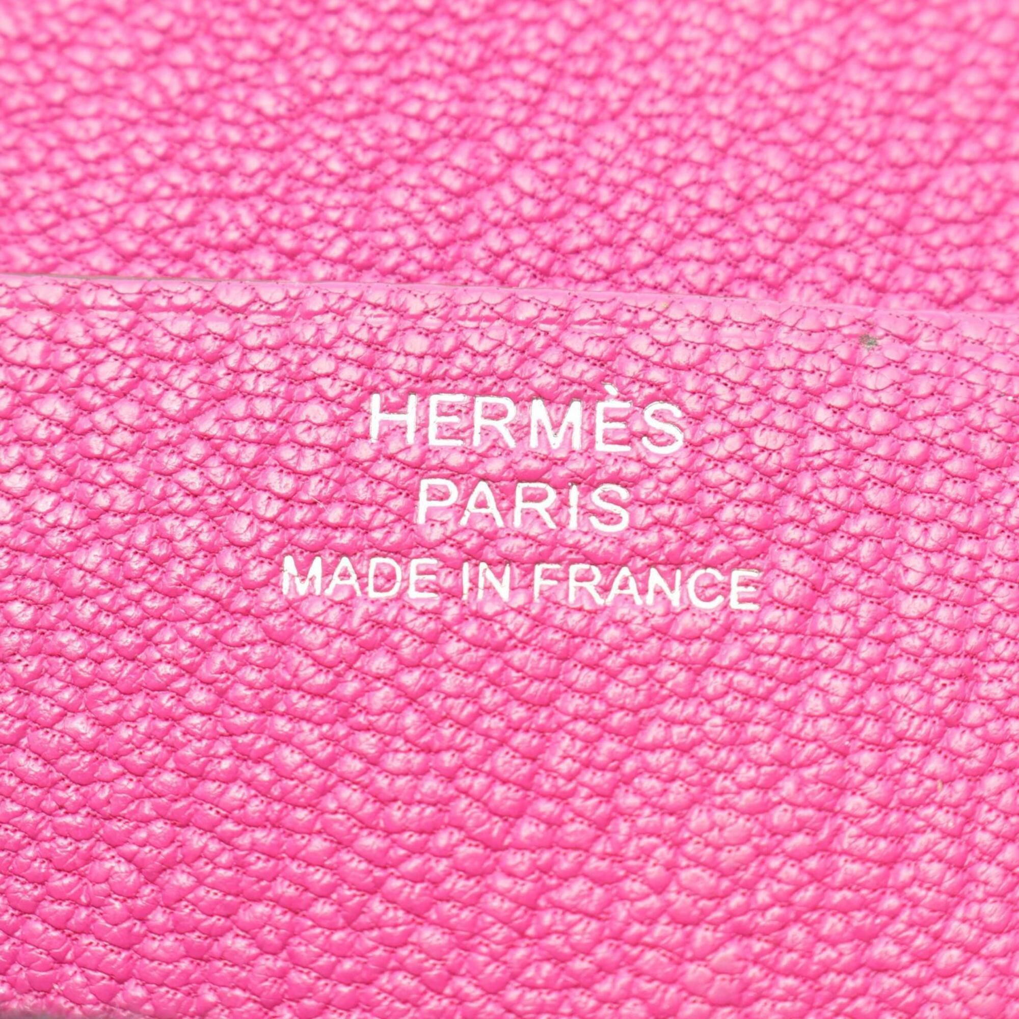 Chevre Leather Wallet (Tri-Fold) (Pre-Owned) - Hermes - Modalova