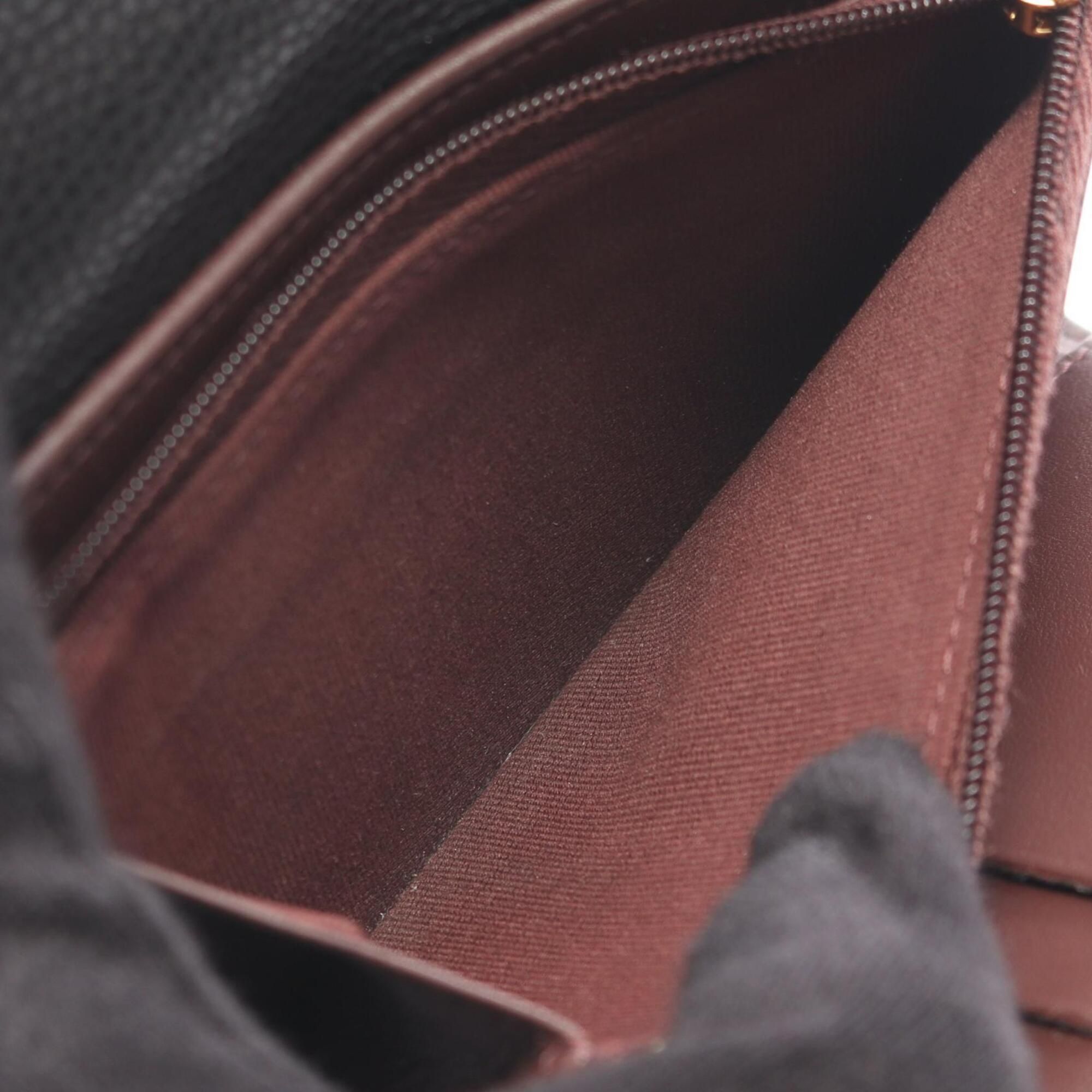 Grained Calfskin Middle Wallet (Tri-Fold) (Pre-Owned) - Chanel - Modalova