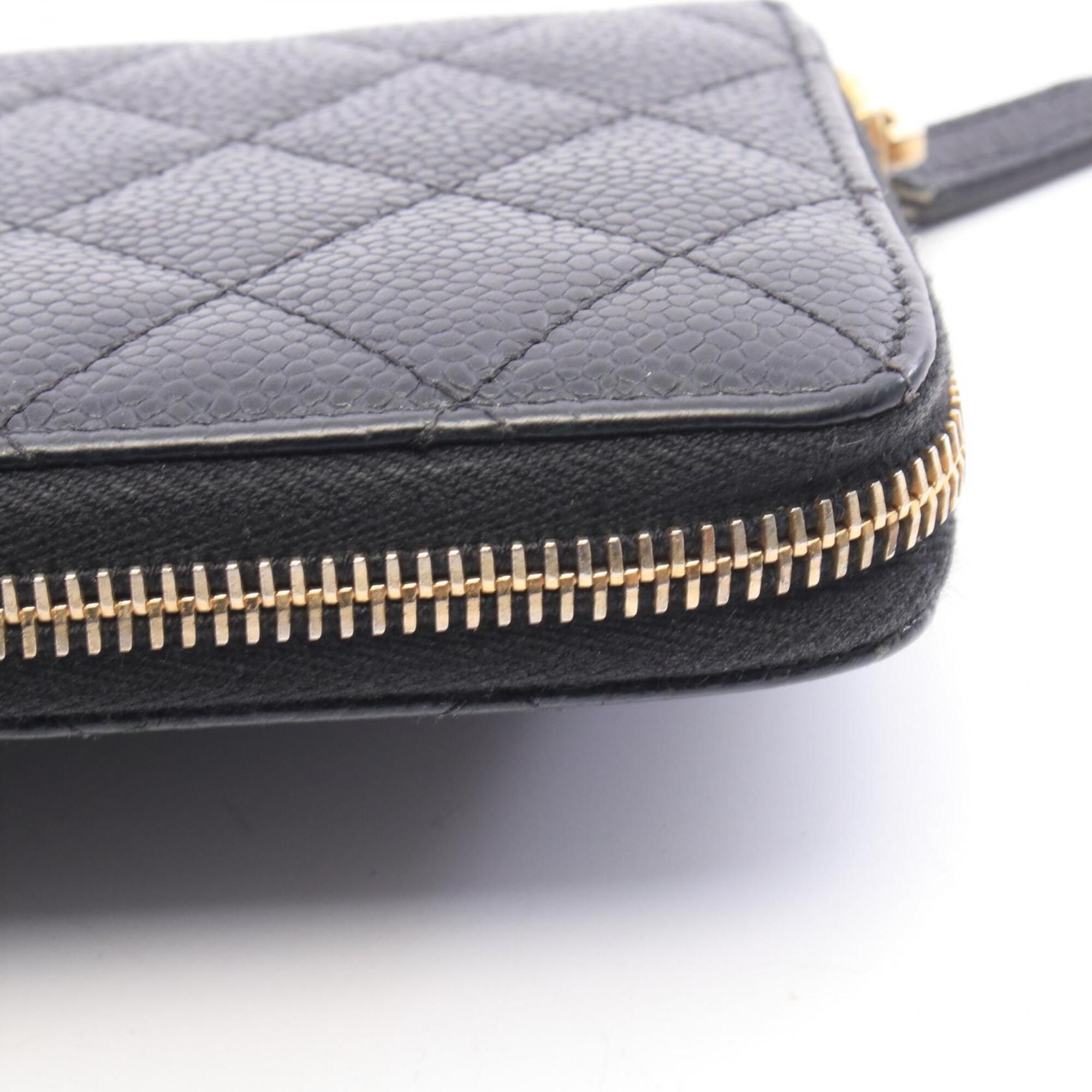 Grained Calfskin Long Wallet (Bi-Fold) (Pre-Owned) - Chanel - Modalova