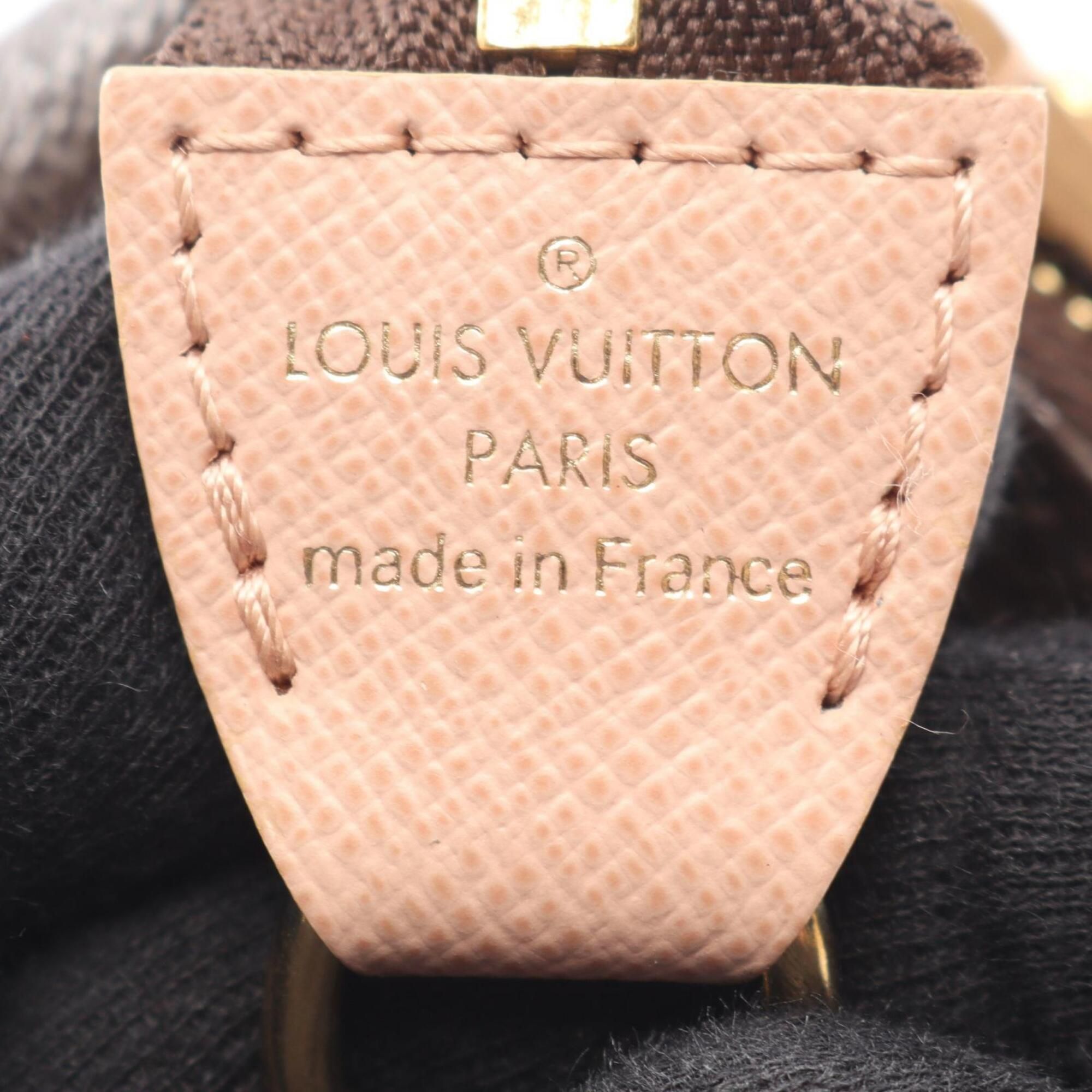Monogram Coated Canvas Leather Handbag Pochette (Pre-Owned) - Louis Vuitton - Modalova
