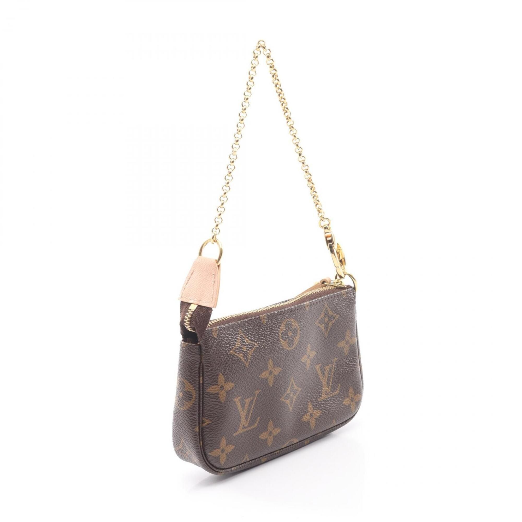 Monogram Coated Canvas Leather Handbag Pochette (Pre-Owned) - Louis Vuitton - Modalova