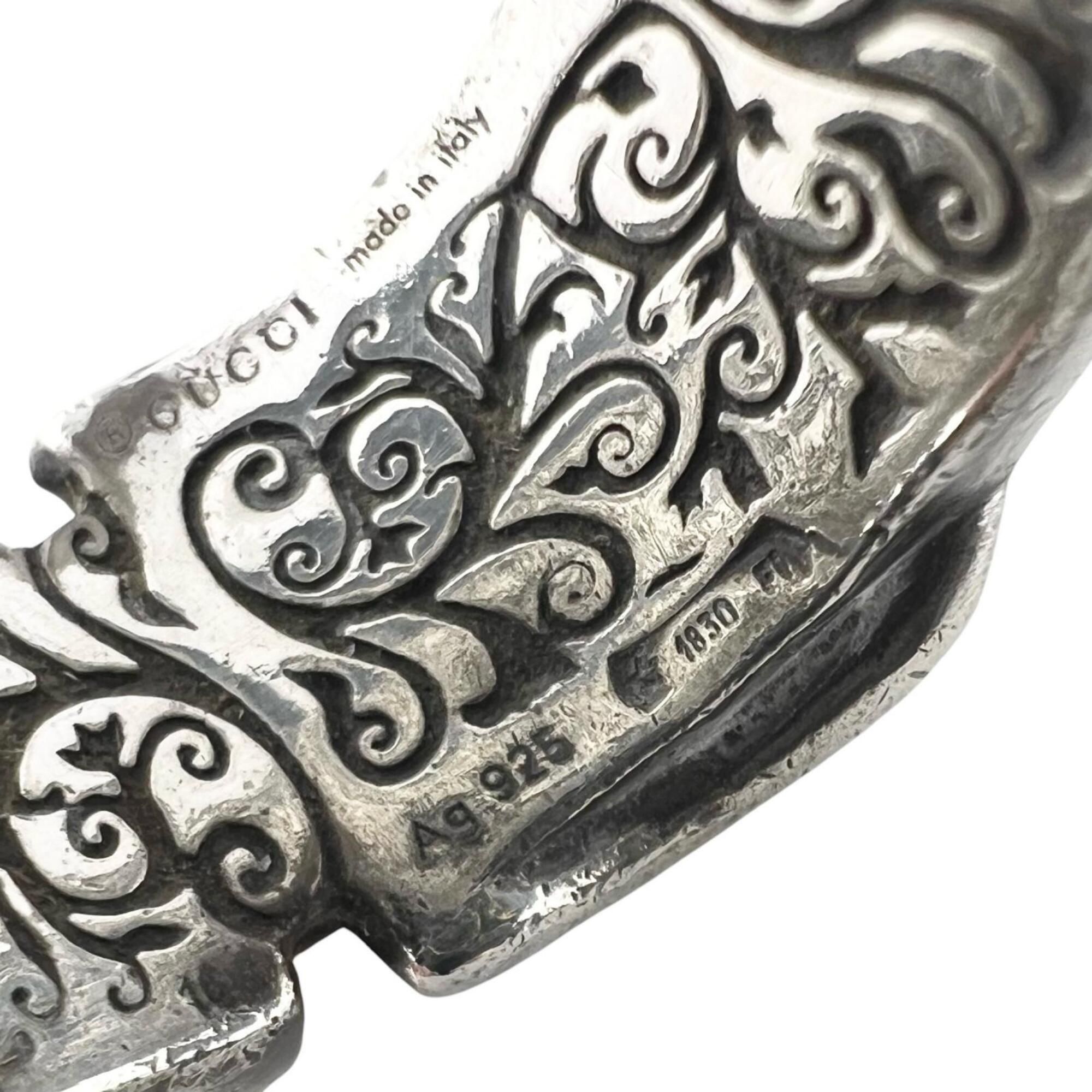 Enamel Sterling Band Ring (Pre-Owned) - Gucci - Modalova