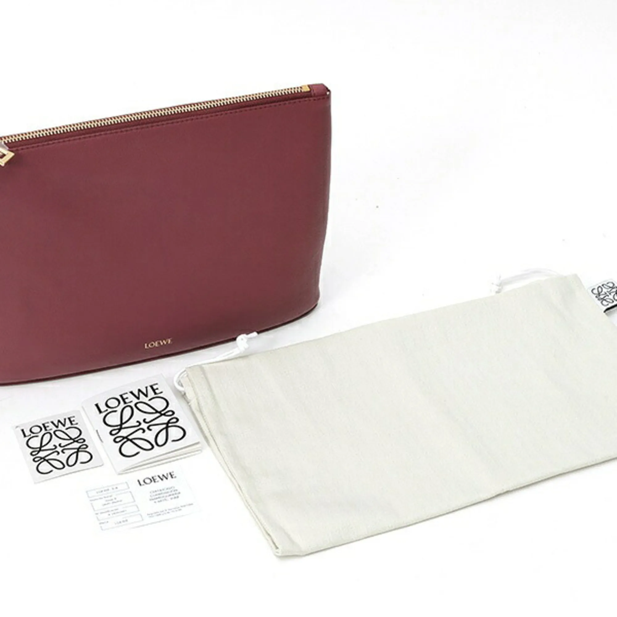 Leather Clutch Bag (Pre-Owned) - Loewe - Modalova