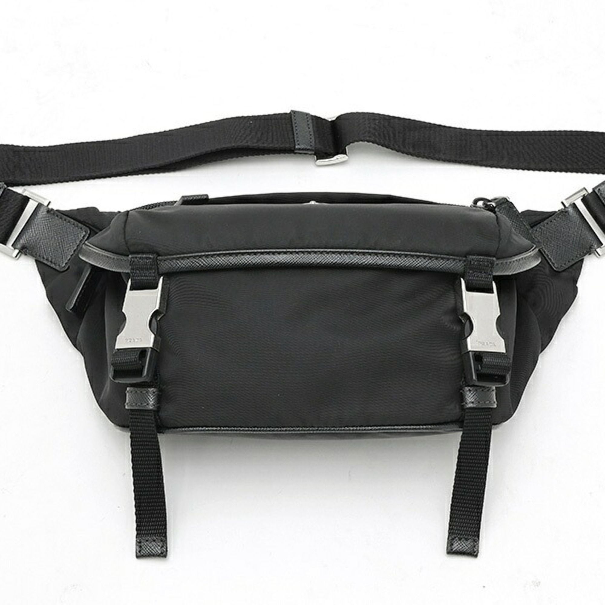 Nylon Saffiano Triangle Leather Shoulder Bag (Pre-Owned) - Prada - Modalova