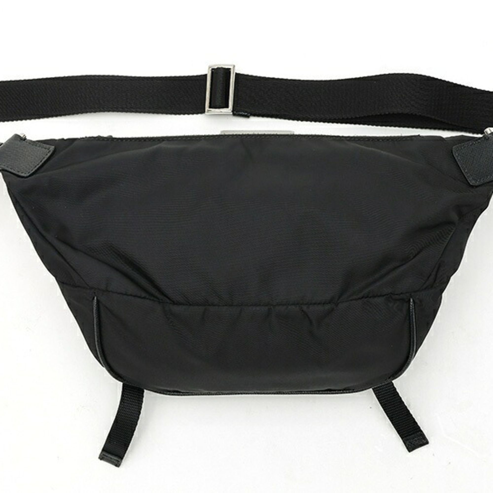 Nylon Saffiano Triangle Leather Shoulder Bag (Pre-Owned) - Prada - Modalova