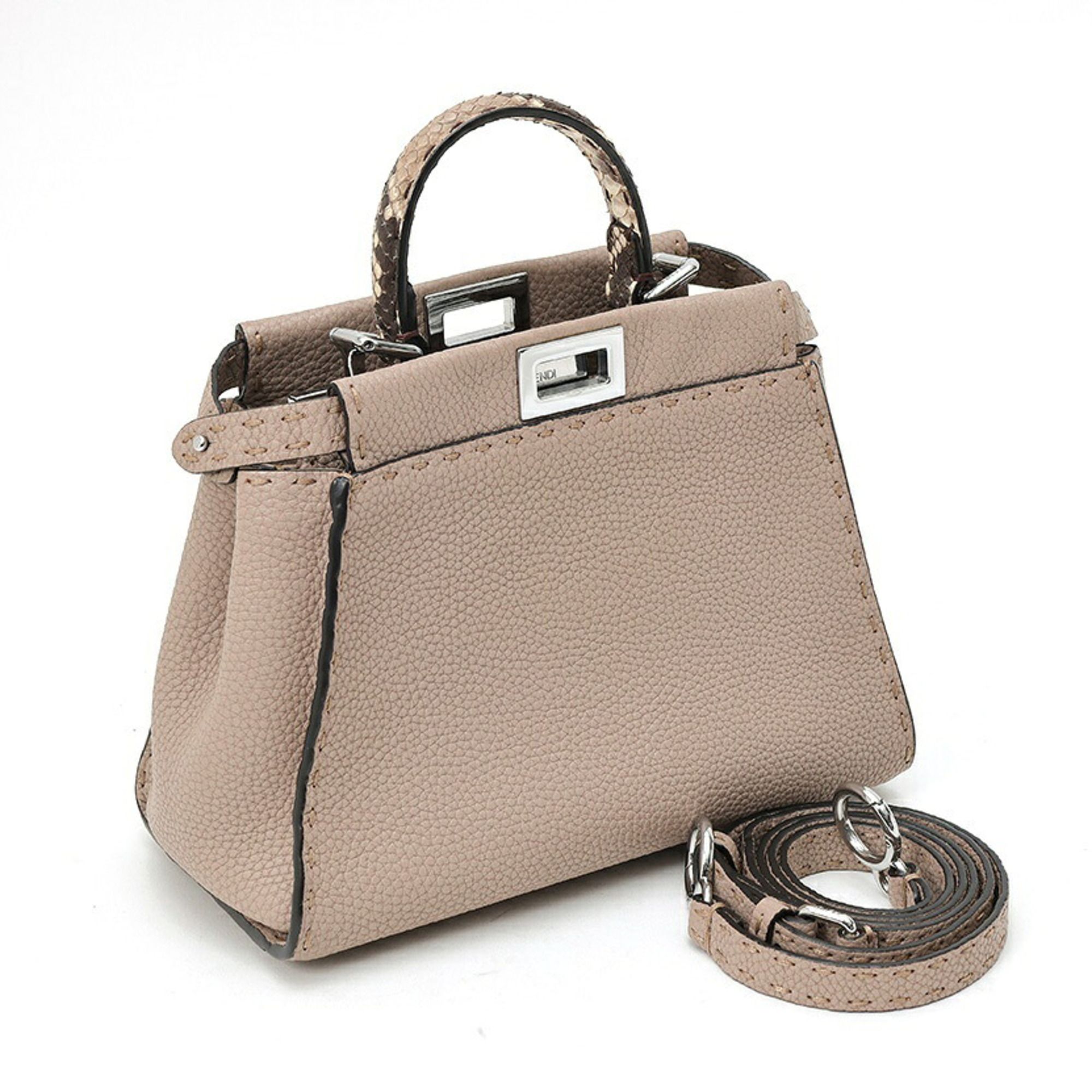 Leather Handbag (Pre-Owned) - Fendi - Modalova
