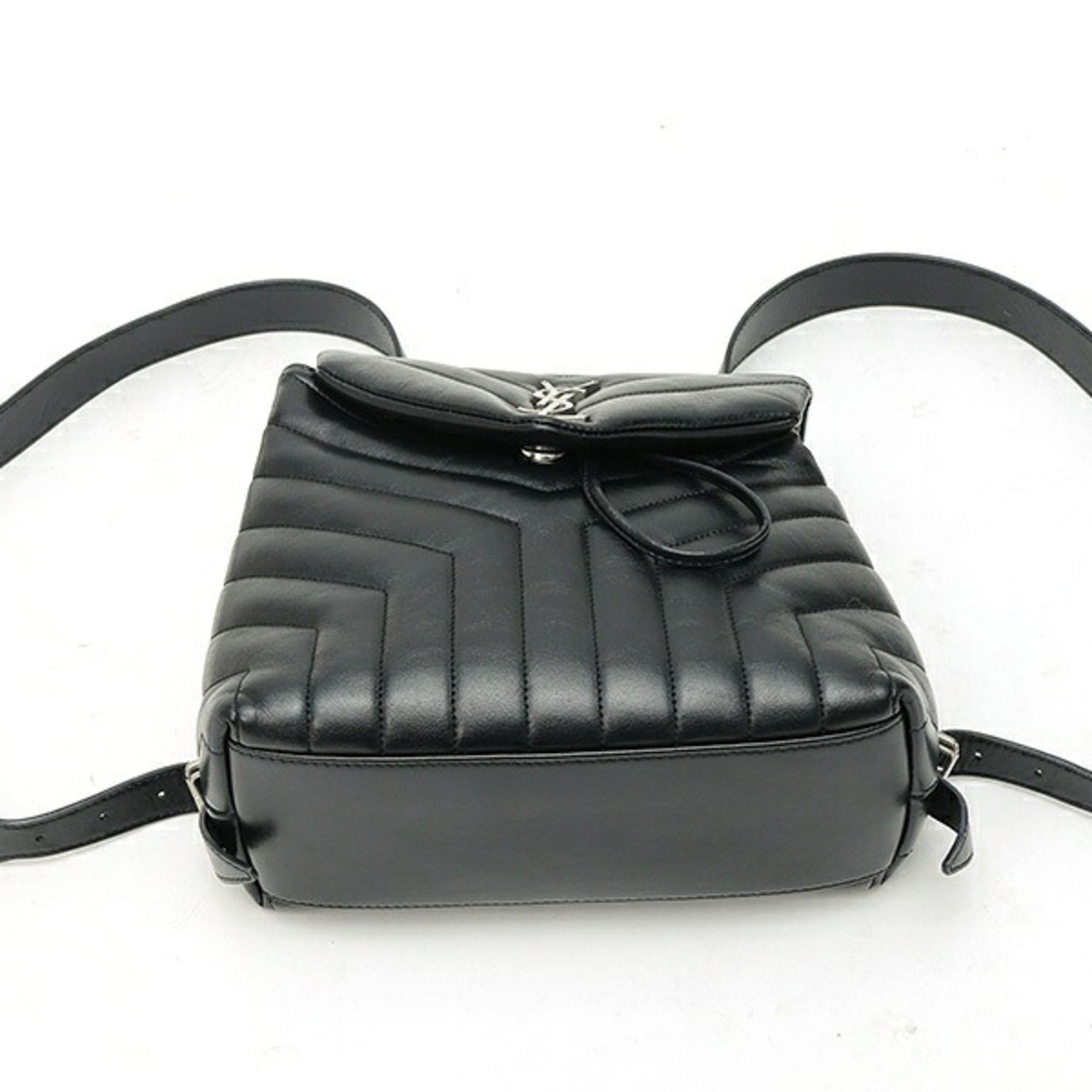Leather Backpack (Pre-Owned) - Saint Laurent - Modalova