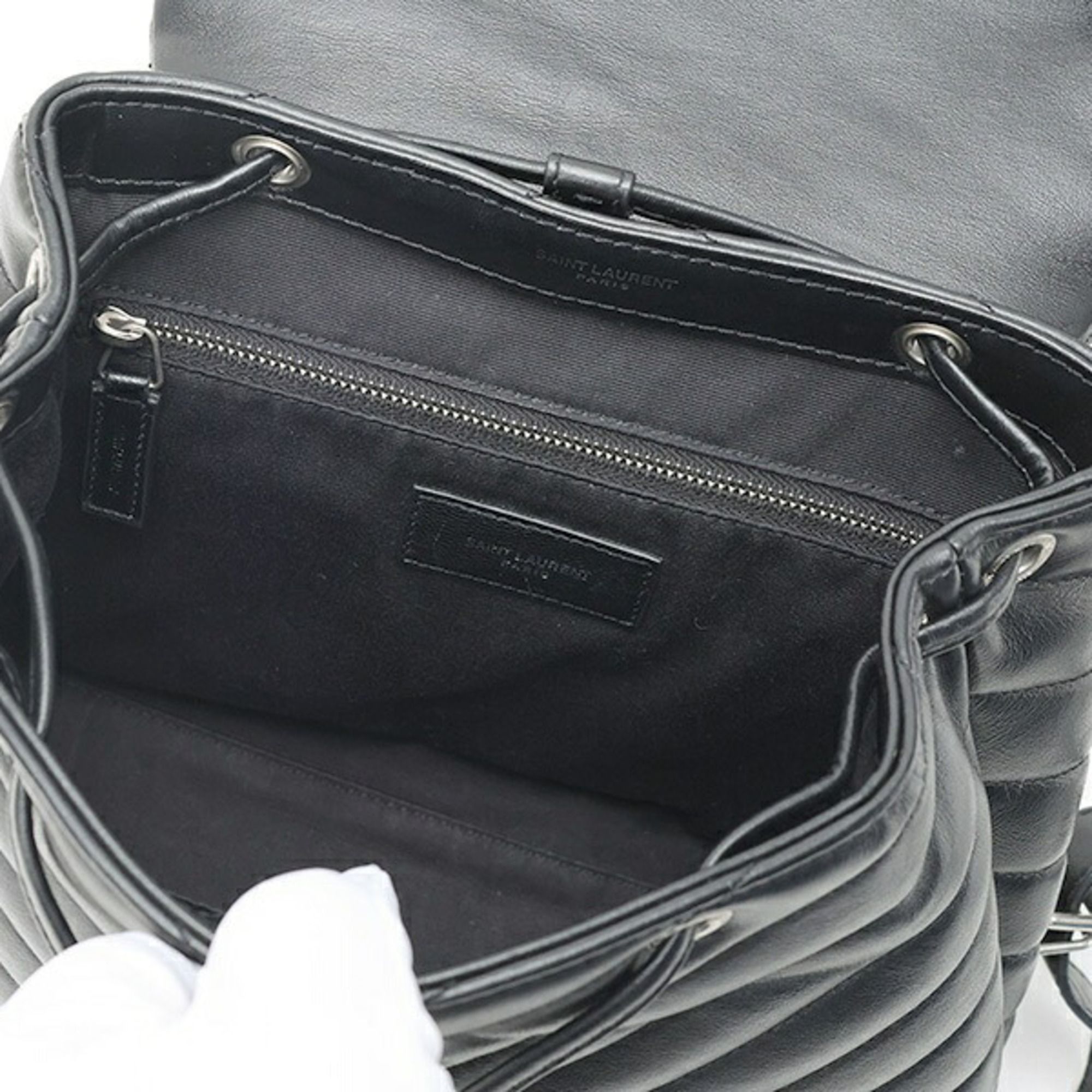 Leather Backpack (Pre-Owned) - Saint Laurent - Modalova
