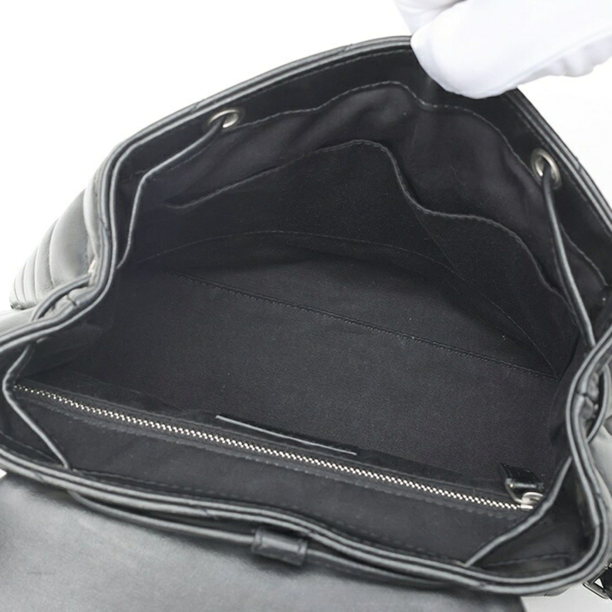 Leather Backpack (Pre-Owned) - Saint Laurent - Modalova