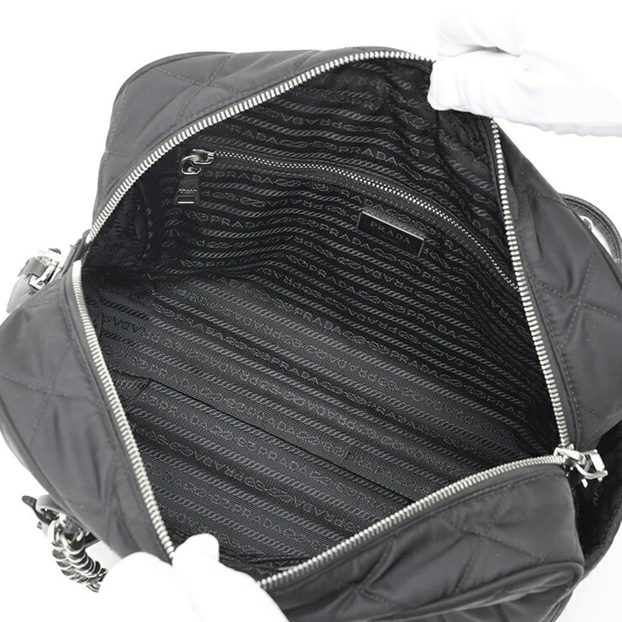 Fabric Boston Bag Shoulder Bag (Pre-Owned) - Prada - Modalova
